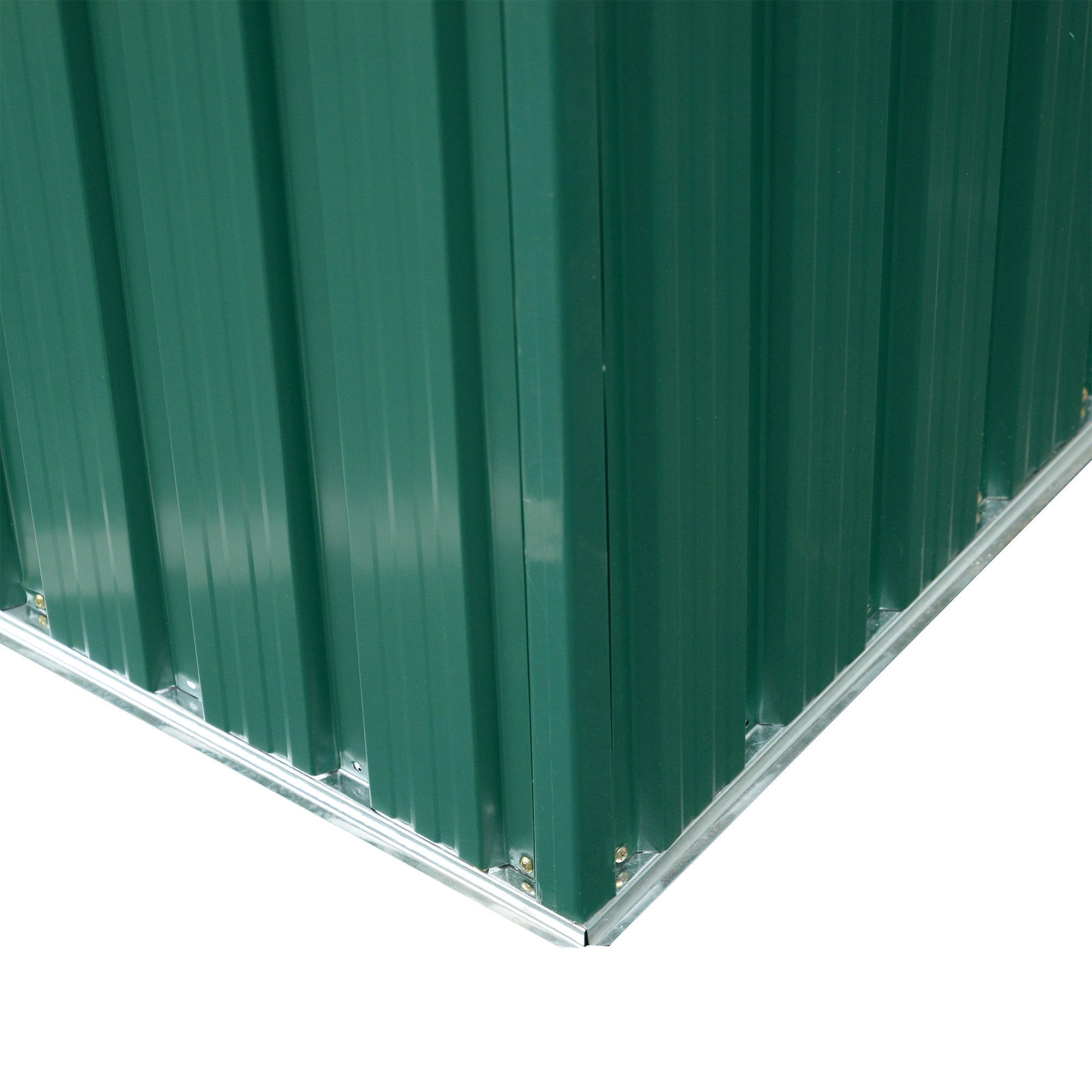 6' x 8.5' Outdoor Metal Garden Shed Utility Tool Storage Steel Backyard House, Dark Green Sheds   at Gallery Canada