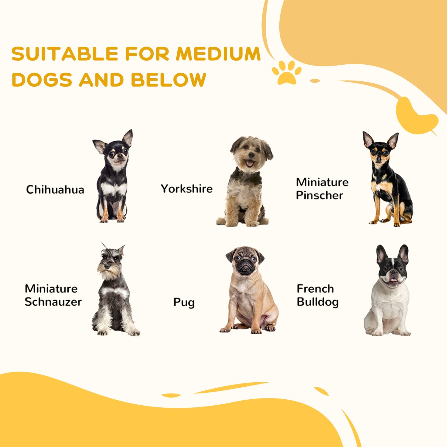 3-Panel Foldable Dog Gate with Feet for Medium Dogs and Below, Black Houses, Kennels & Pens   at Gallery Canada