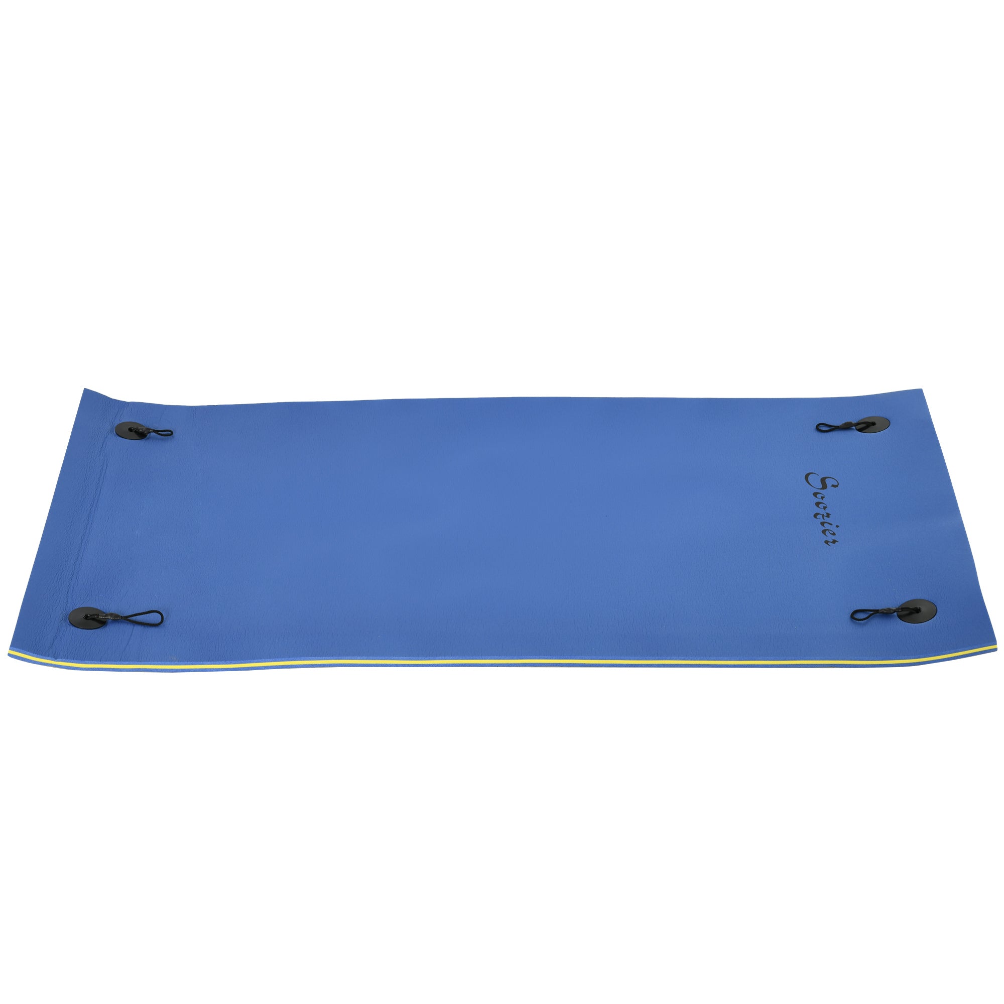 7.5x4ft Floating Mat Floating Lily Pad Water Carpet Float Aqua Mat Water Recreation and Relaxing in Pool Beach Lake Water Sports & Boating Supplies Blue and Yellow at Gallery Canada