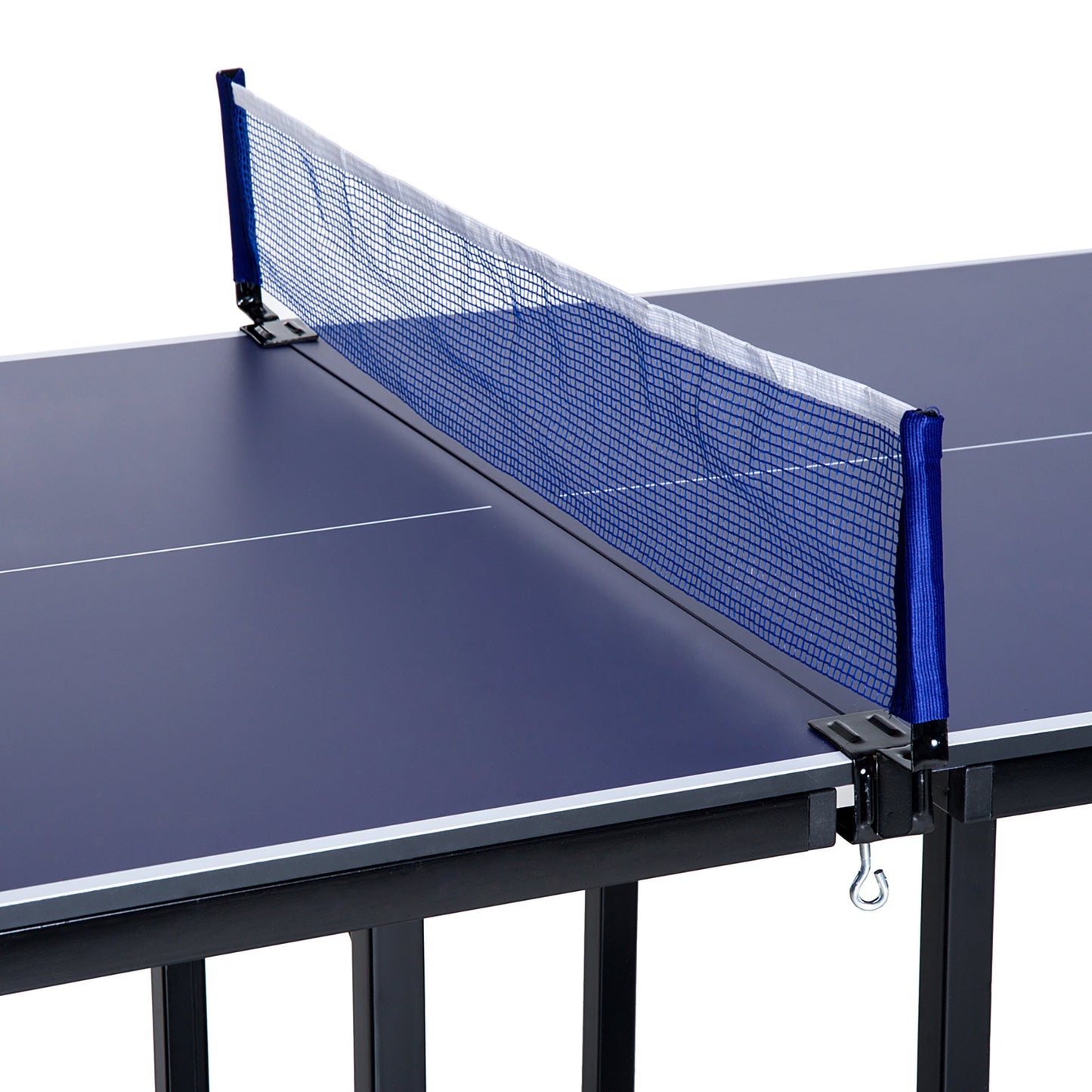 6x3ft Compact Midsize Table Tennis Table Multi-Use Family Ping-pong Table Free Standing Folding Blue Game Tables   at Gallery Canada