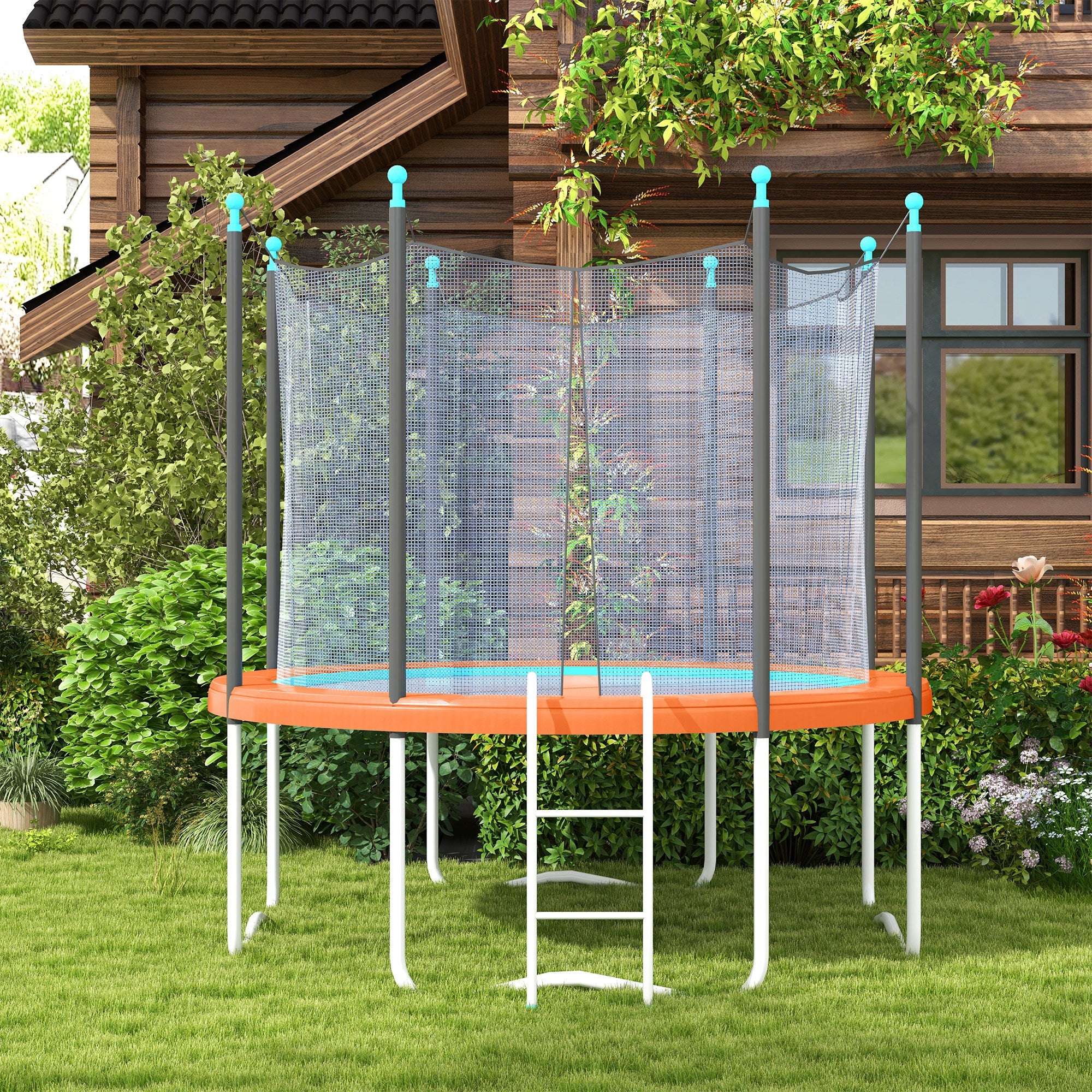 12ft Trampoline Replacement Pad Trampoline Spring Cover EPE Foam Light Orange Trampolines at Gallery Canada
