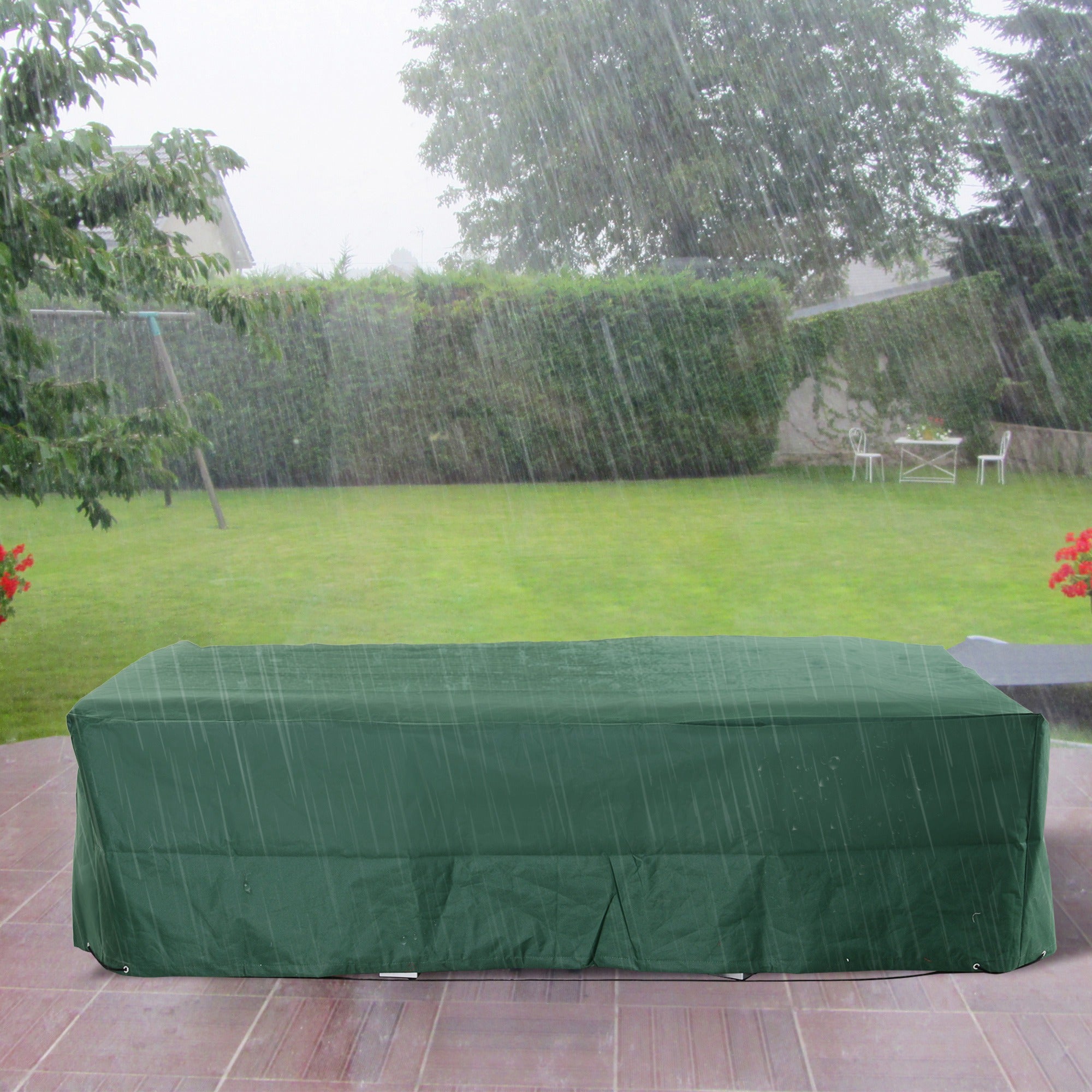 Patio Furniture Covers, Waterproof, Windproof and Anti-UV 300D Oxford Fabric Large Outdoor Furniture Cover for Outdoor Sectional Sofa Set, 97