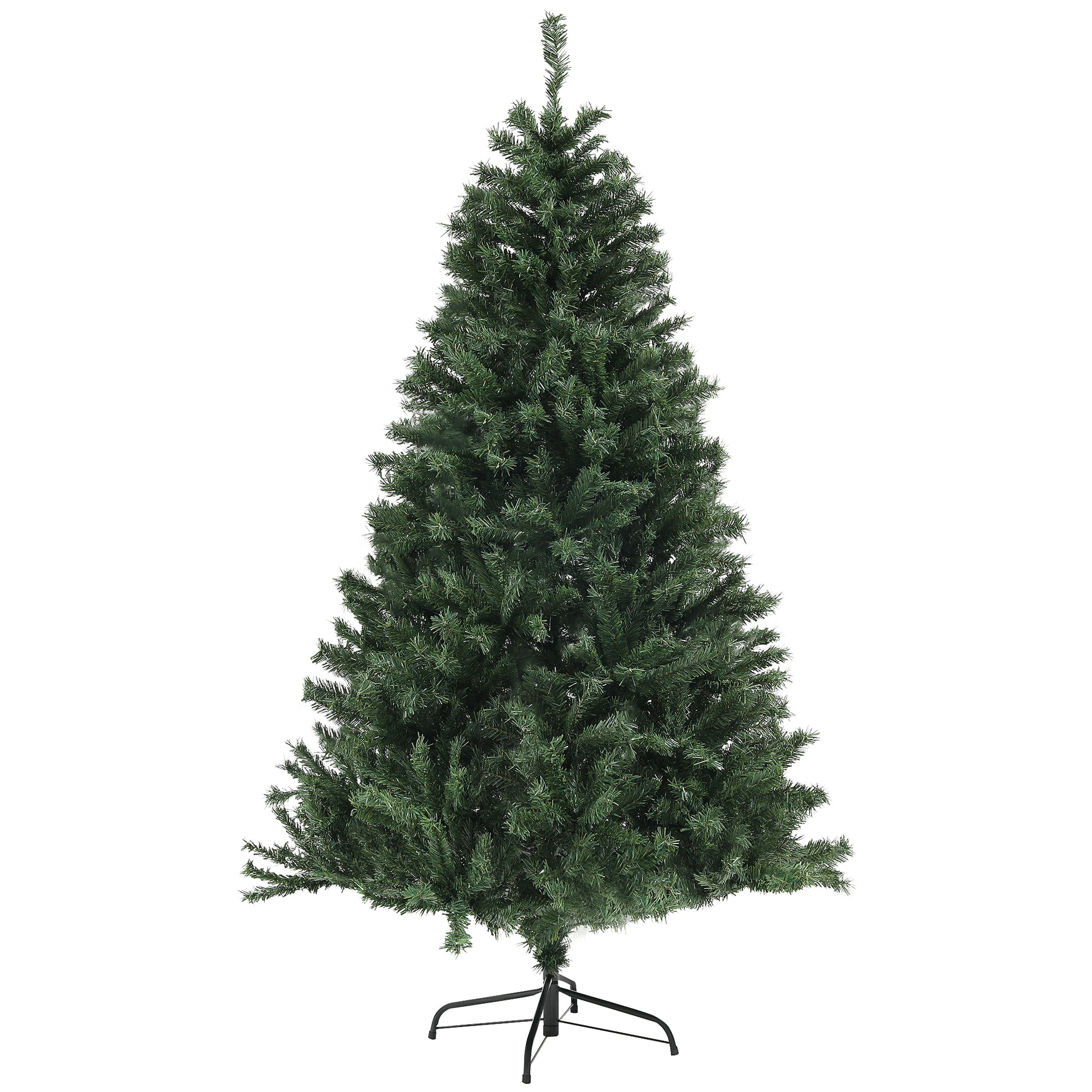 6ft Artificial Christmas Trees with Auto Open and Steel Base, Green Artificial Christmas Trees   at Gallery Canada