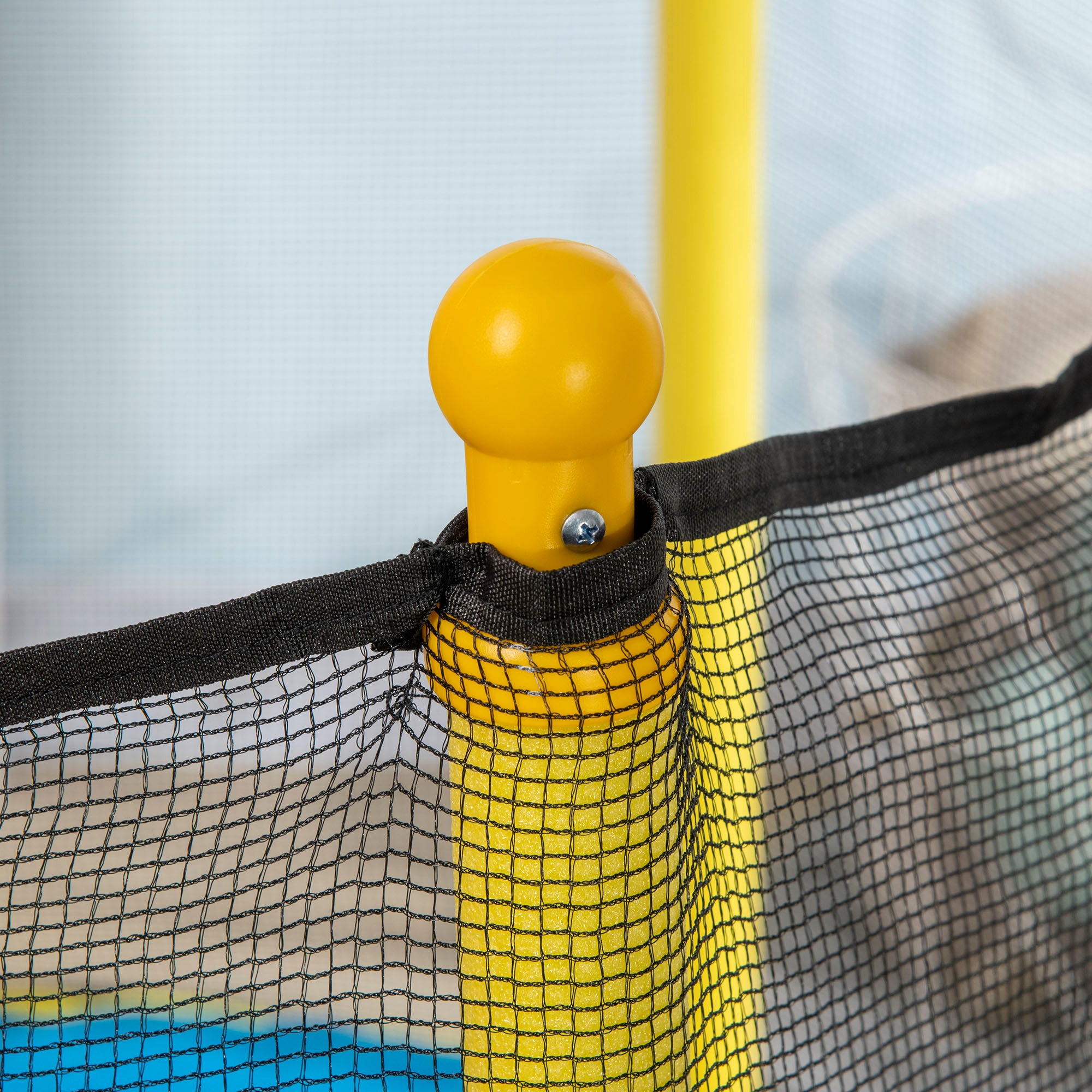 4.6FT Trampoline for Kids with Enclosure Net for Ages 3-10, Indoor Outdoor Use, Yellow Trampolines at Gallery Canada