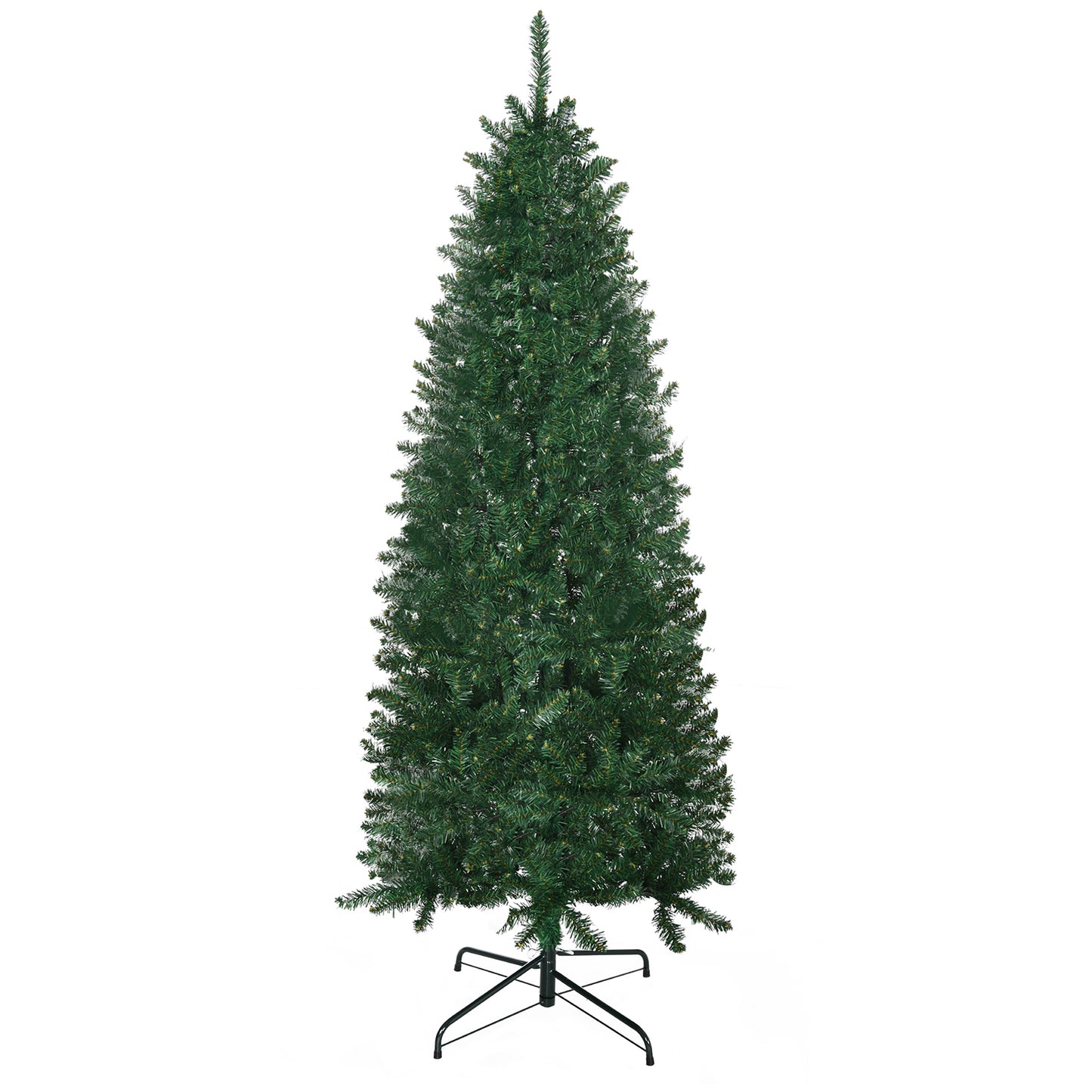 6ft Artificial Christmas Tree w/ Metal Stand Spruce Branch Tips Green Artificial Christmas Trees   at Gallery Canada