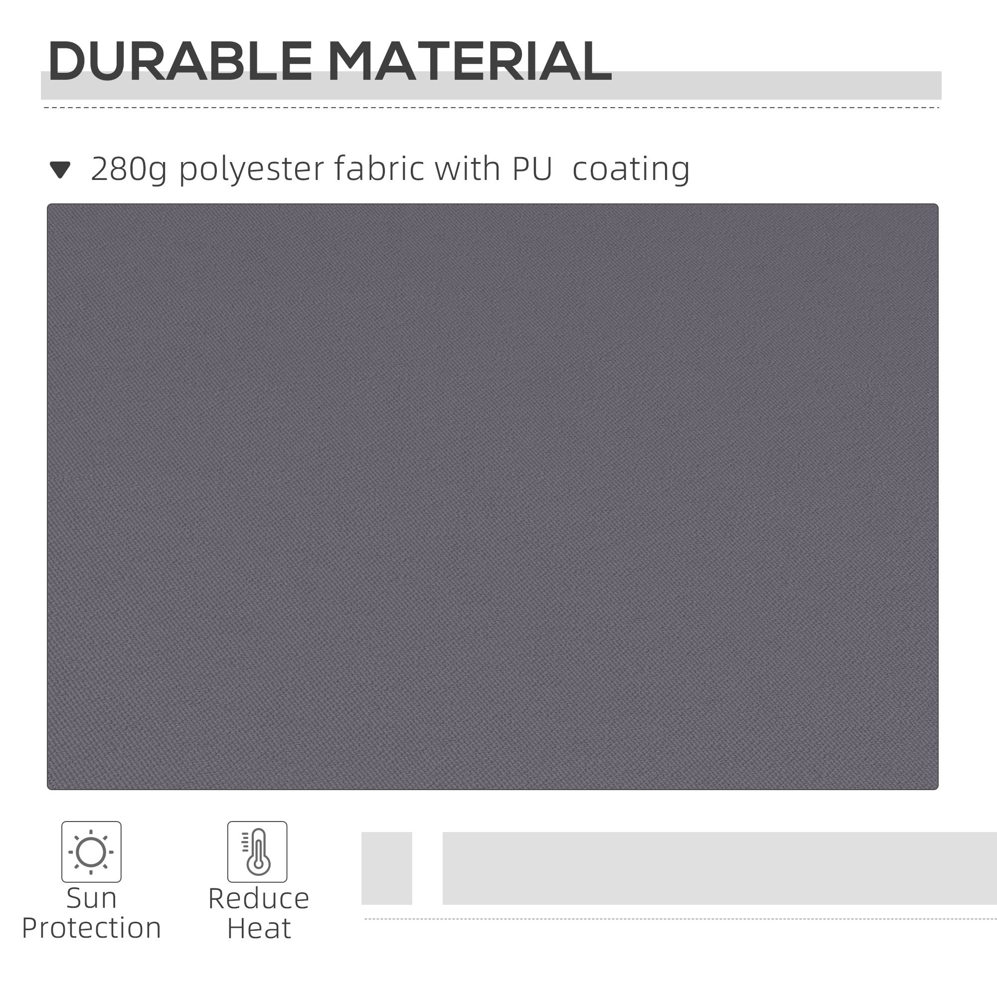 12' x 10' Manual Retractable Awning Outdoor Sunshade Shelter with Adjustable &; Versatile Design, Dark Grey Patio Awnings at Gallery Canada