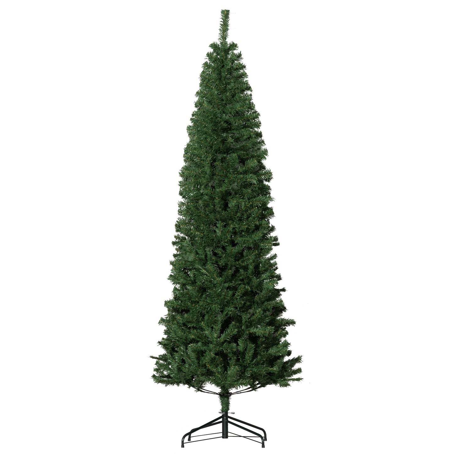 7FT Pencil Christmas Tree, Artificial Christmas Tree with Automatic Open for Home Party, Green Pencil Christmas Trees   at Gallery Canada