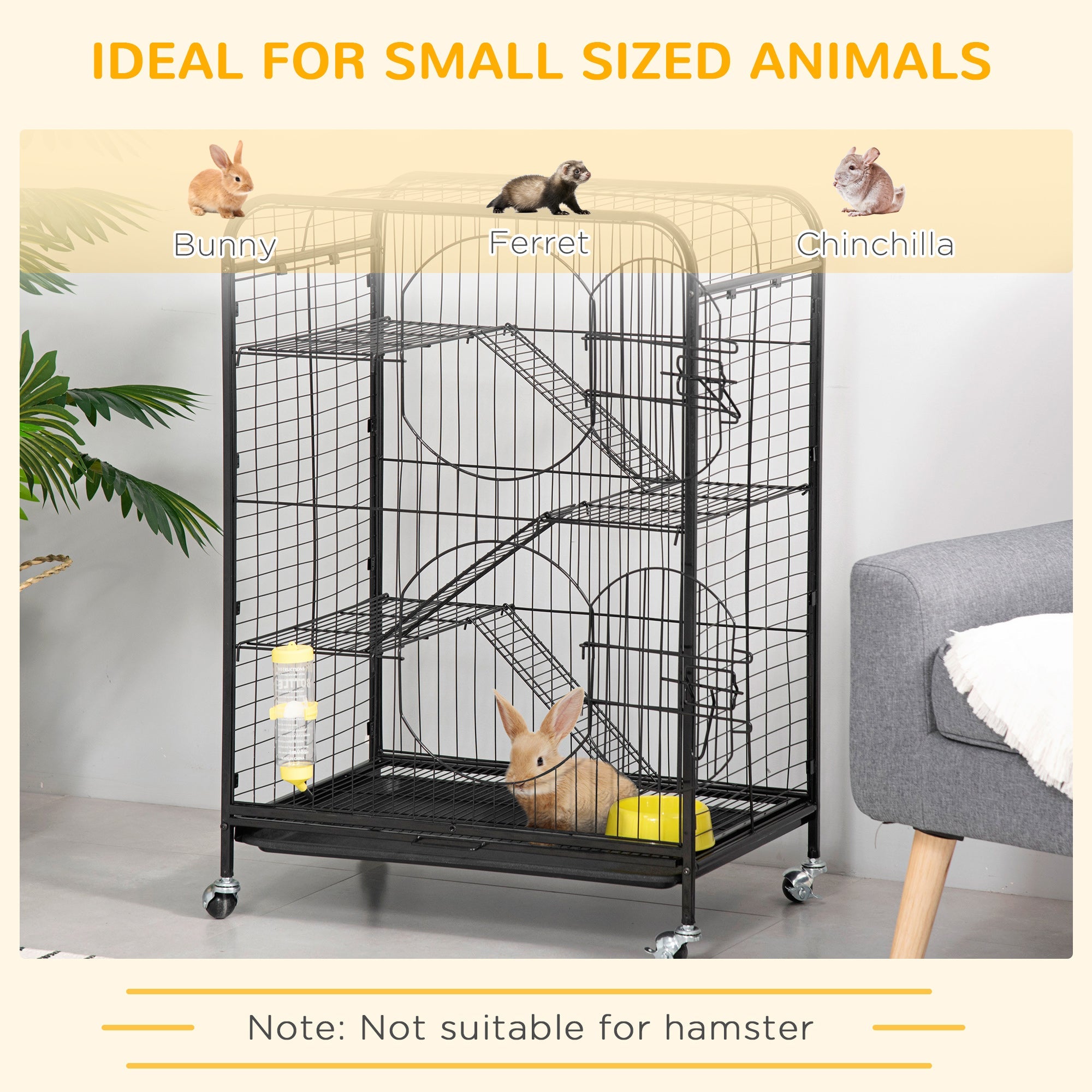 Rolling Small Animal Cage 36.6