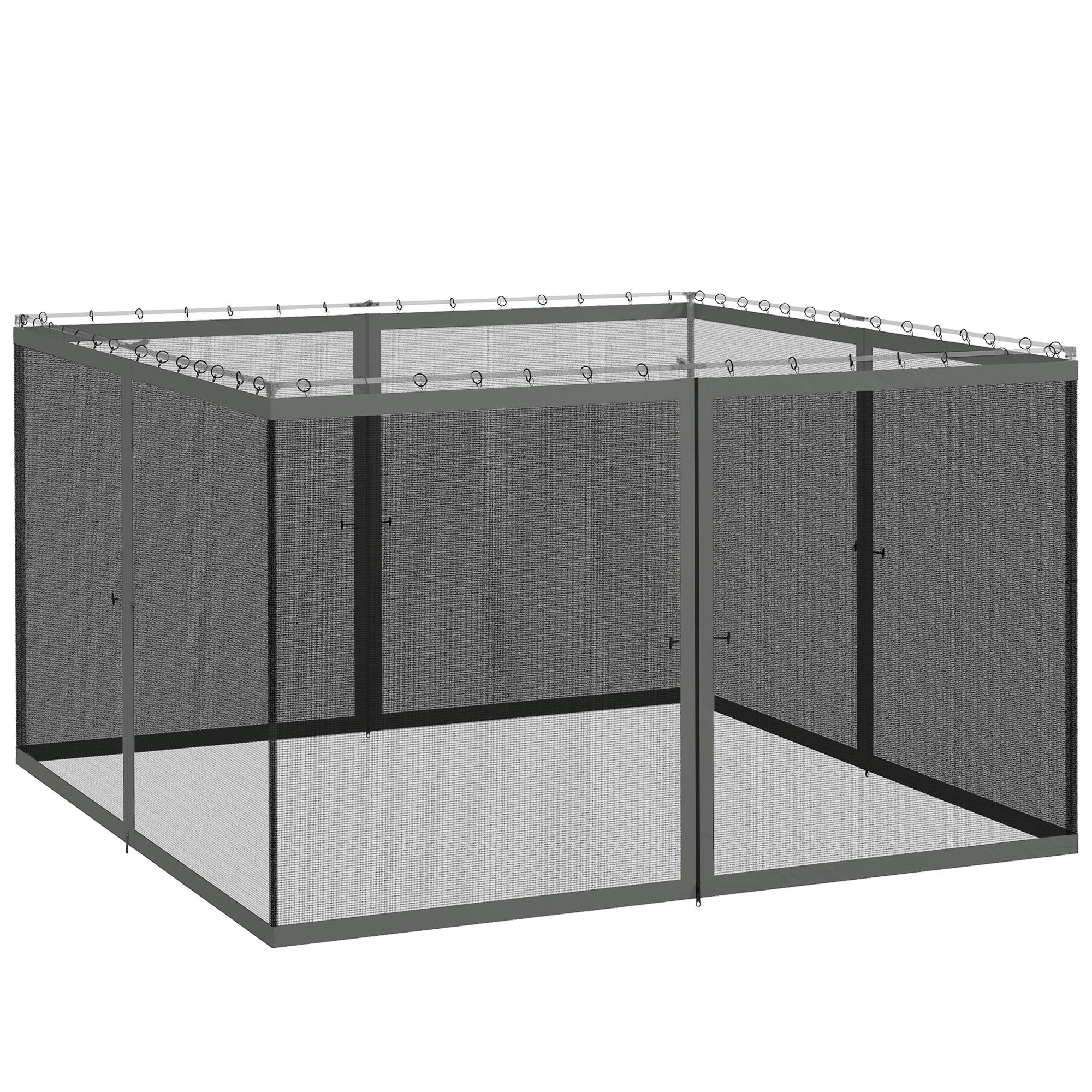 Replacement Mosquito Netting for Gazebo 12' x 12' Black Screen Walls for Canopy with Zippers Gazebos at Gallery Canada