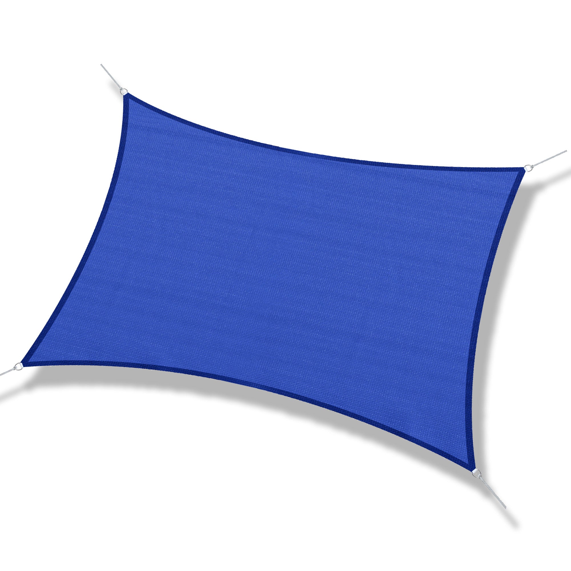 Rectangle 20'x 16' Sun Shade Sail Top Cover Fabric Outdoor Shelter Backyard Window Garden Carrying Bag Blue Shade Sails at Gallery Canada