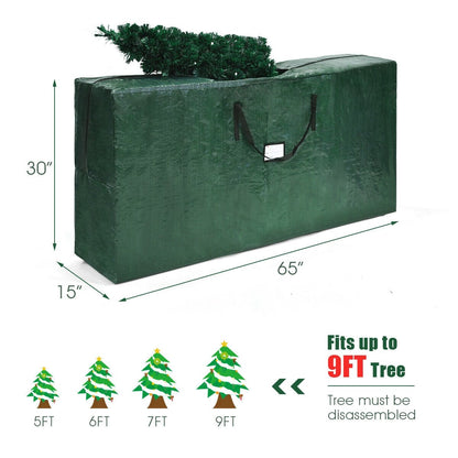 Christmas Tree PE Storage Bag for 9 Feet Artificial Tree, Green Christmas   at Gallery Canada