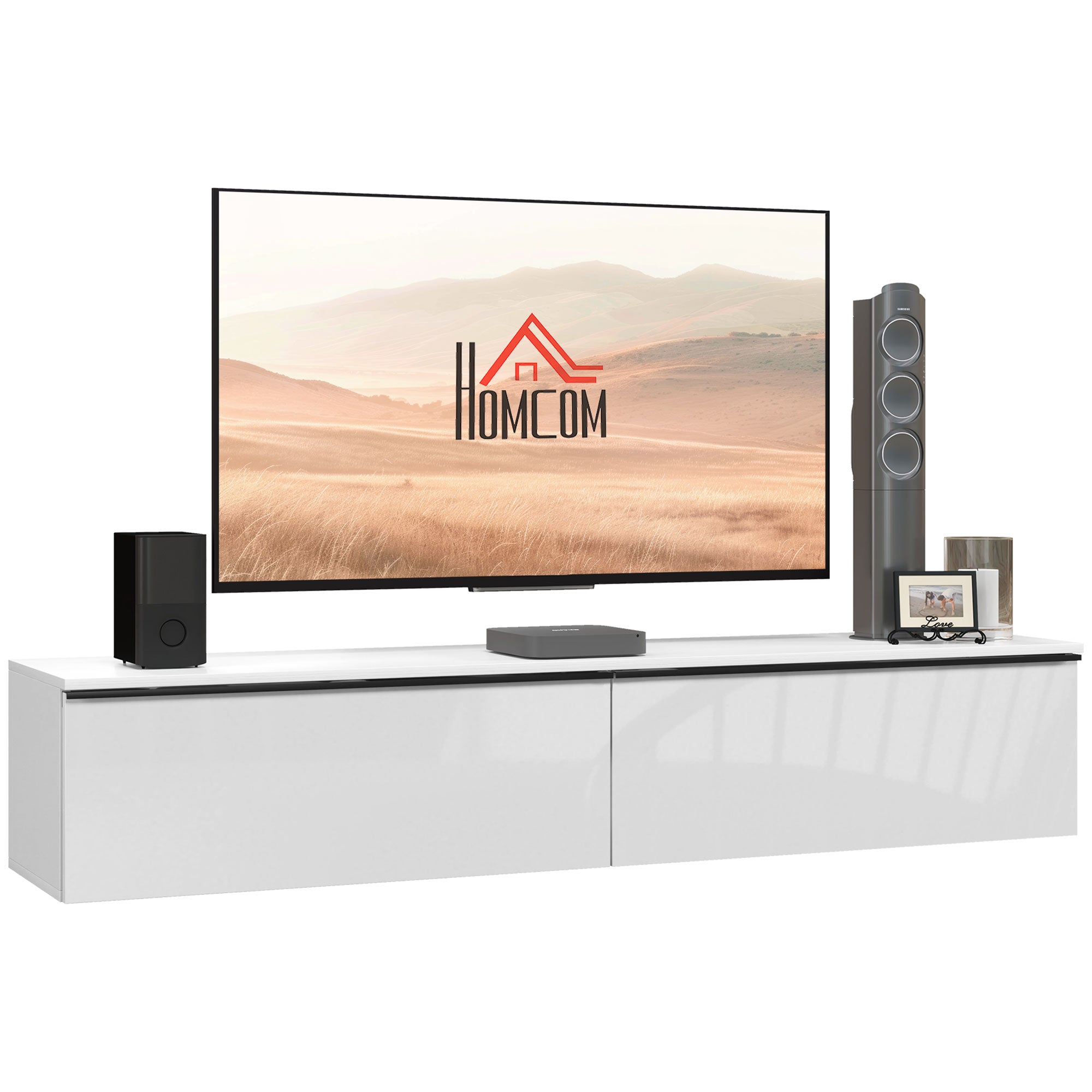 Wall Mounted TV Stand, Floating TV Cabinet for up to 70