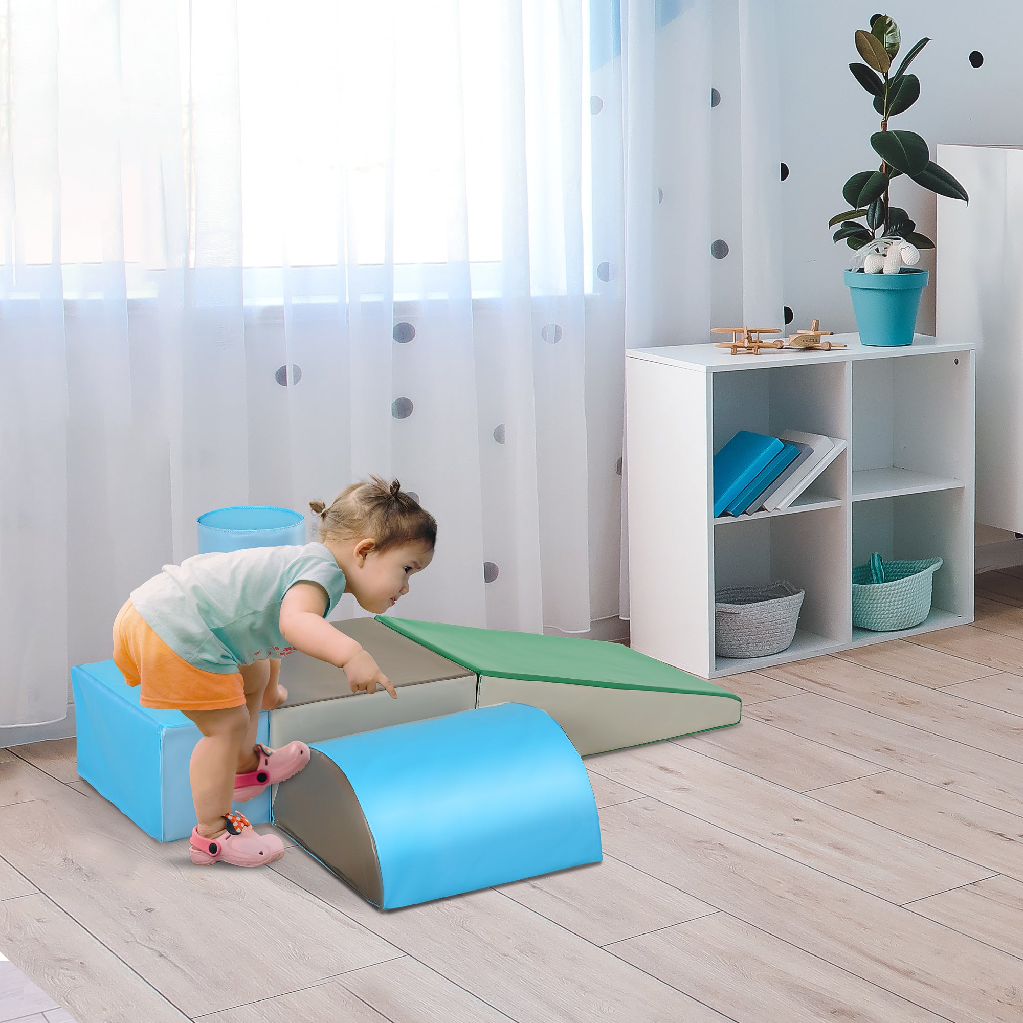 5 Piece Climb and Crawl Activity Playset Soft Safe Foam for Toddler Learning Toy Baby Gym & Playmats at Gallery Canada