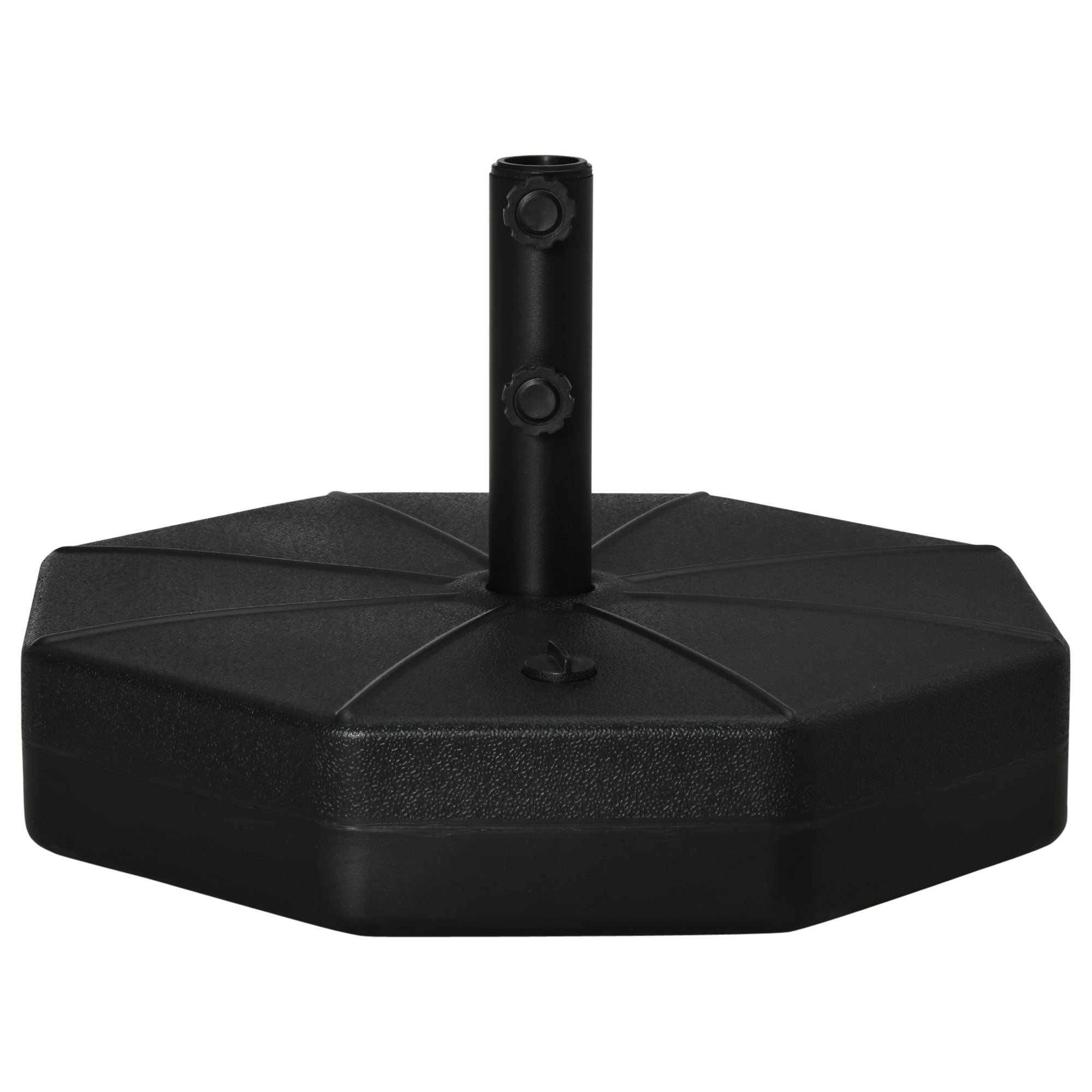 Patio Umbrella Base Parasol Holder Outdoor Market Umbrella Stand Weights, Water/Sand Filled for Garden, Poolside, Black Umbrella Bases at Gallery Canada