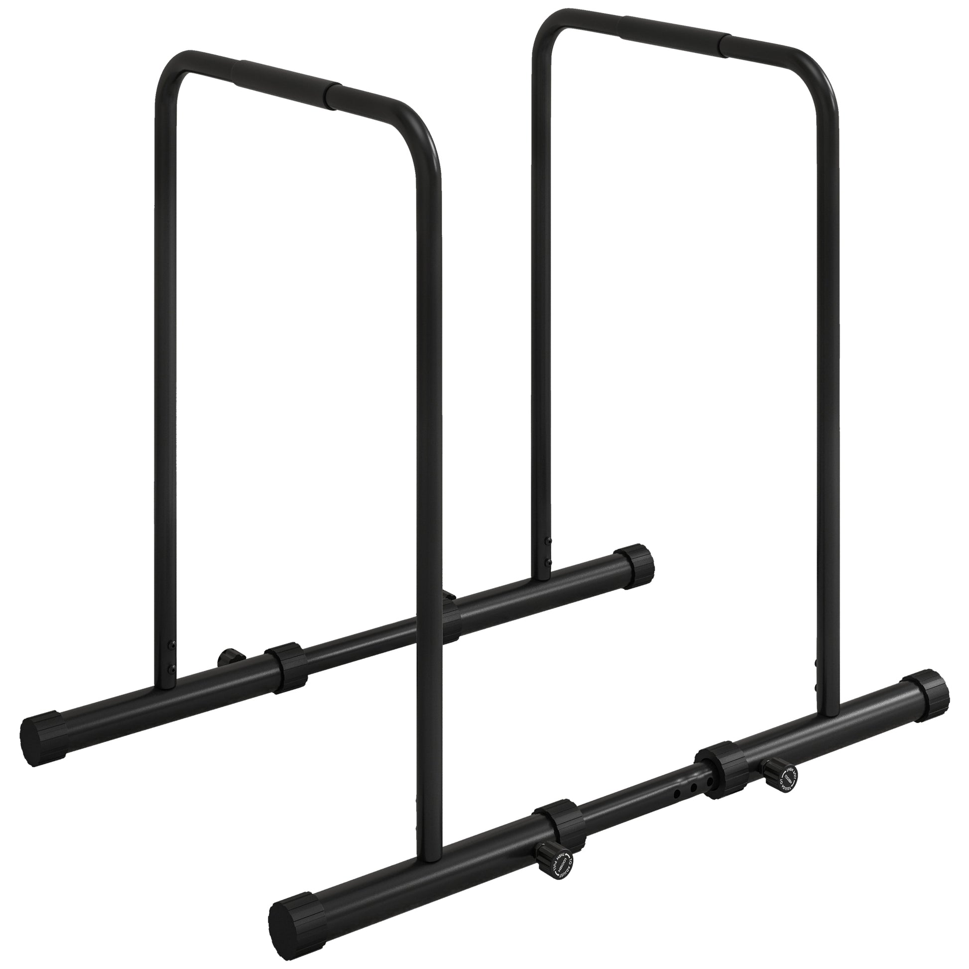 Adjustable Dip Station, Push Up Bars with 6 Width and 2 Height Levels for Home Gym Fitness Workout More-Strength Training Equipment   at Gallery Canada