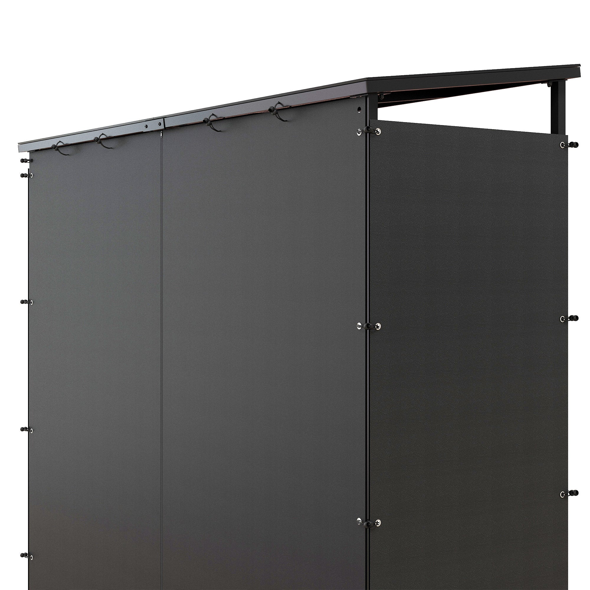 6ft Outdoor Firewood Rack with Cover and Polycarbonate Roof, 4400 lbs Load Wood Storage Holder, Outdoor Log Rack Firewood Racks at Gallery Canada
