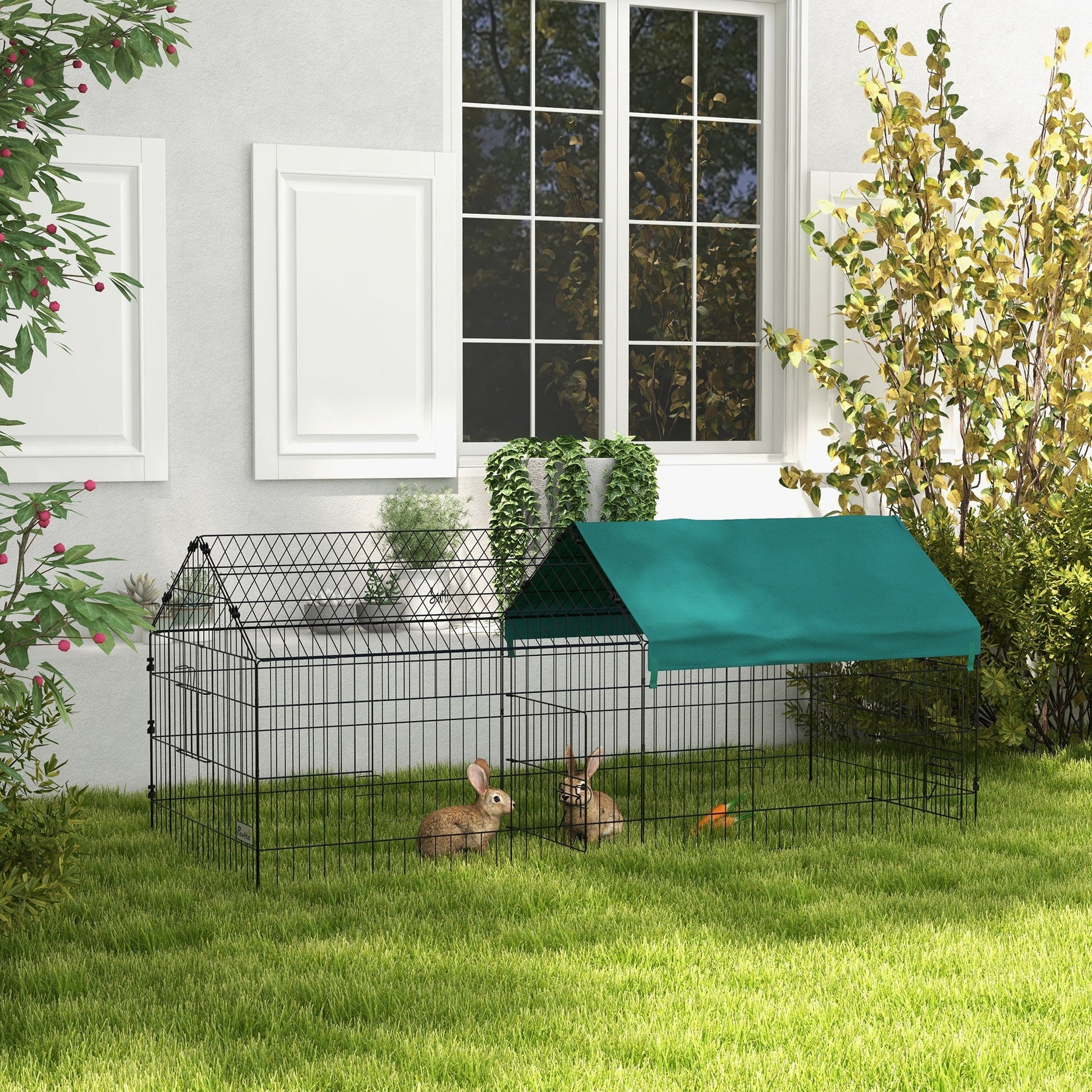 73" Small Animal Cage with Roof, Indoor/Outdoor Use, for Chicken, Rabbits, Chinchillas, Green Houses & Habitats   at Gallery Canada