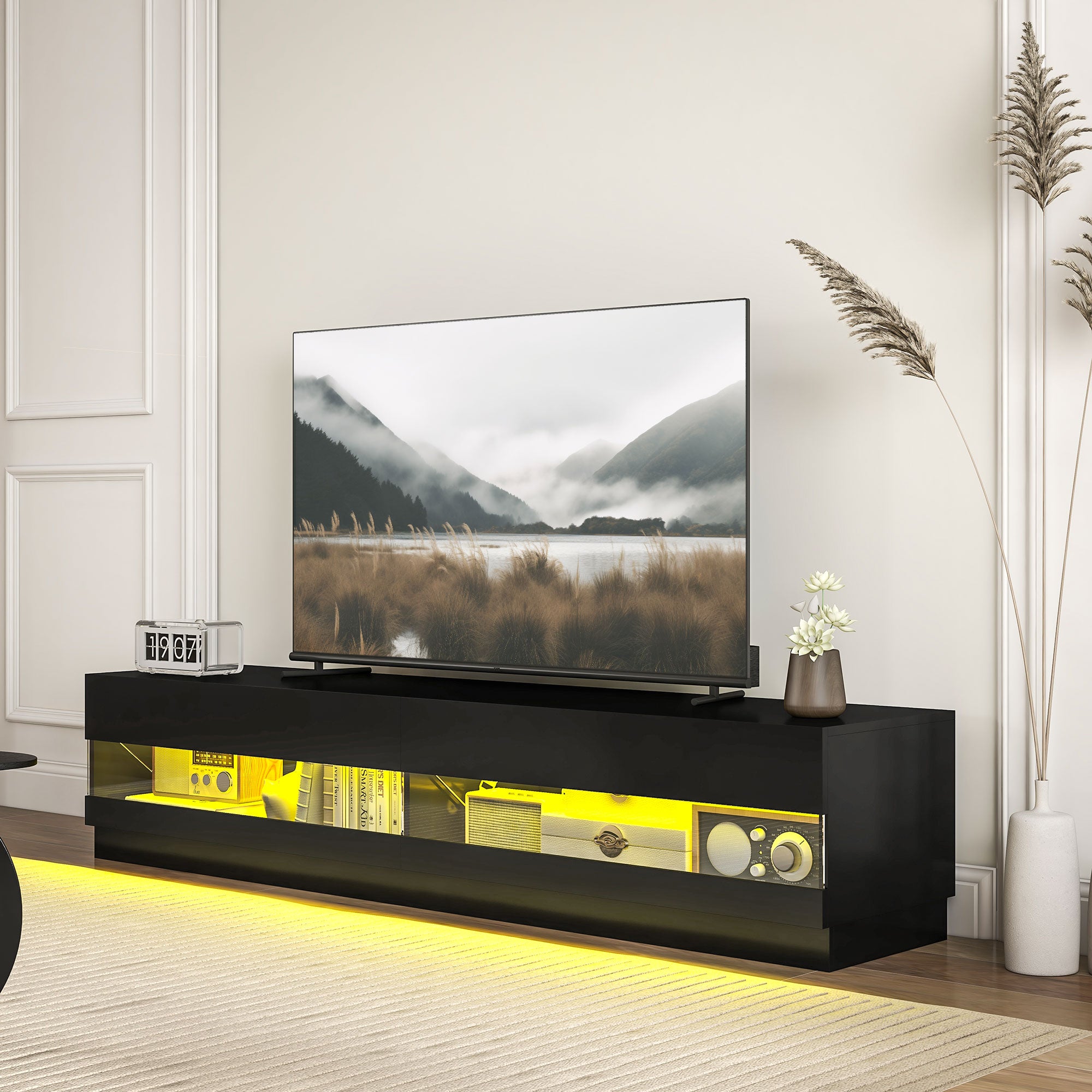 Lighted TV Stand for TVs up to 75