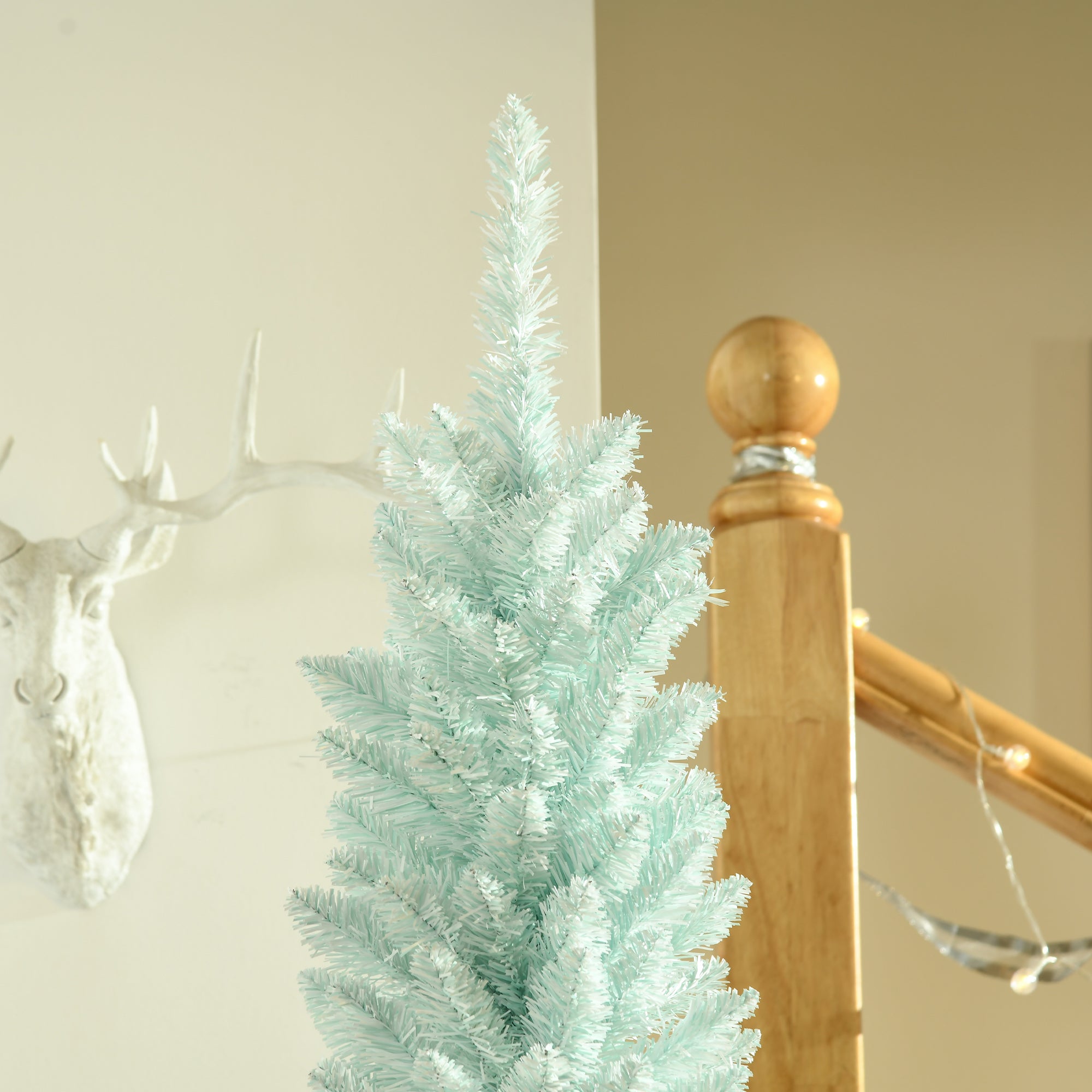 7ft Pencil Christmas Trees, Skinny Artificial Christmas Tree for Xmas Holiday Decor, Gradient Blue Pencil Christmas Trees Blue  at Gallery Canada