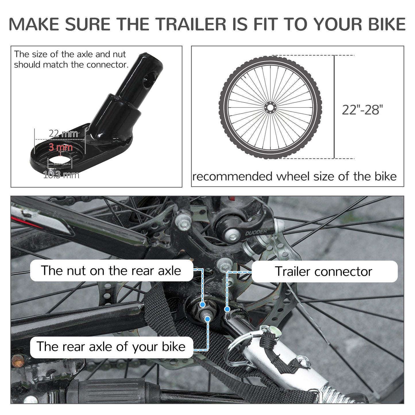 Dog Bike Trailer with Hitch Coupler, Quick Release Wheels, Reflectors, Flag for Medium Dogs, Yellow Dog Bike Trailers & Strollers   at Gallery Canada