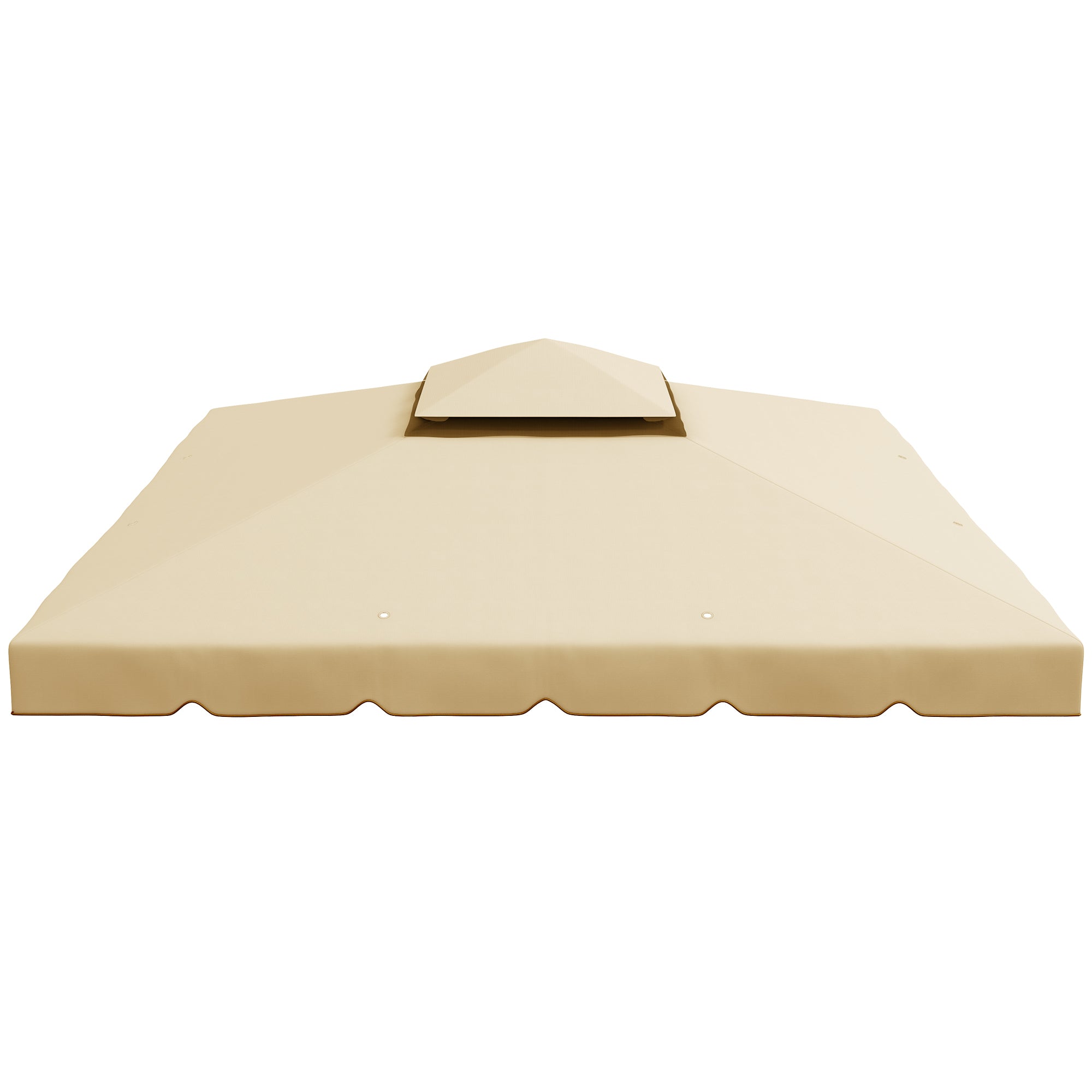 9.8' x 9.8' Gazebo Replacement Canopy, Gazebo Top Cover with Double Vented Roof for Garden Patio Outdoor TOP ONLY, Beige Gazebo Canopy Replacement at Gallery Canada