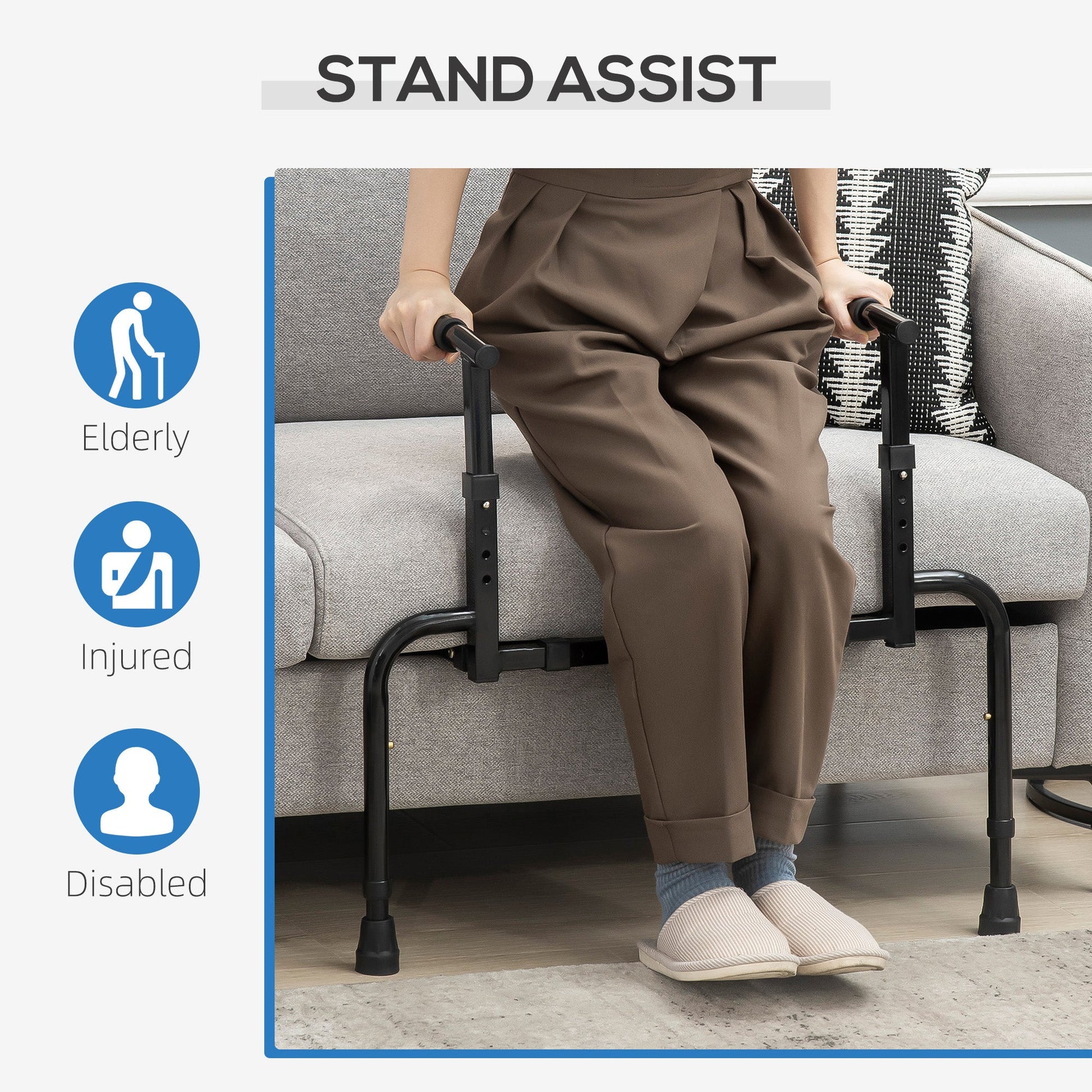 Stand Assist, Chair Lift Assist Devices for Seniors, Injured and Disabled, Adjustable Grab Bar for Sofa and Recliner, Standing Rail Health Care   at Gallery Canada