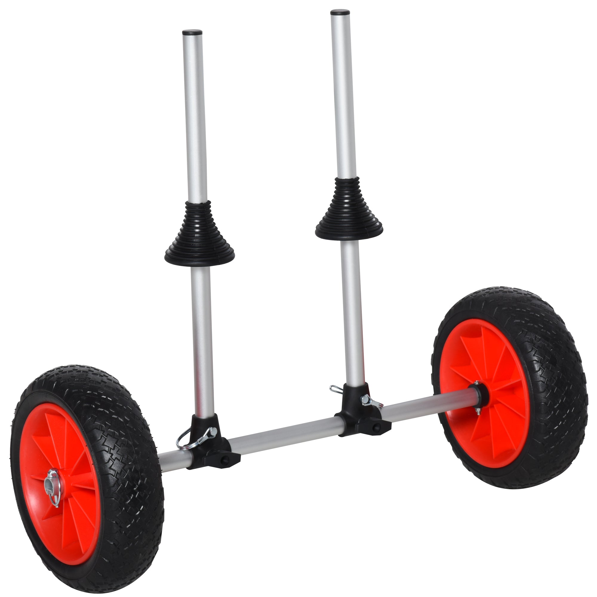 Universal Kayak Cart Trolley Trailer with Strong Aluminum Frame, Adjustable Width Crossbar, Large Tires Kayak Carts at Gallery Canada
