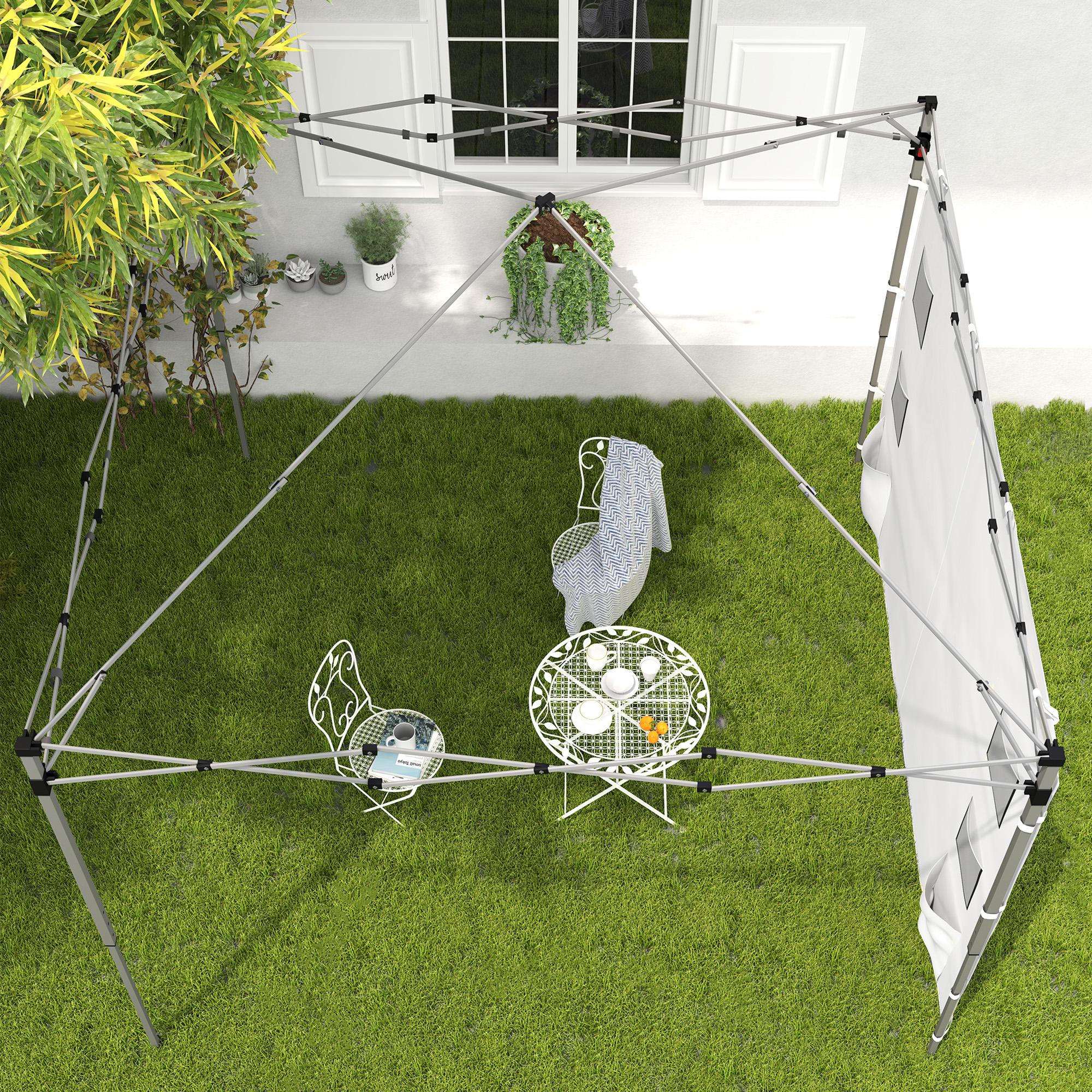 Instant Canopy Sidewall with 4 Storage Bag for 10 x 10 ft Straight Leg Pop Up Canopies, 1 Pack Sidewall Only, White Gazebo Sidewalls at Gallery Canada