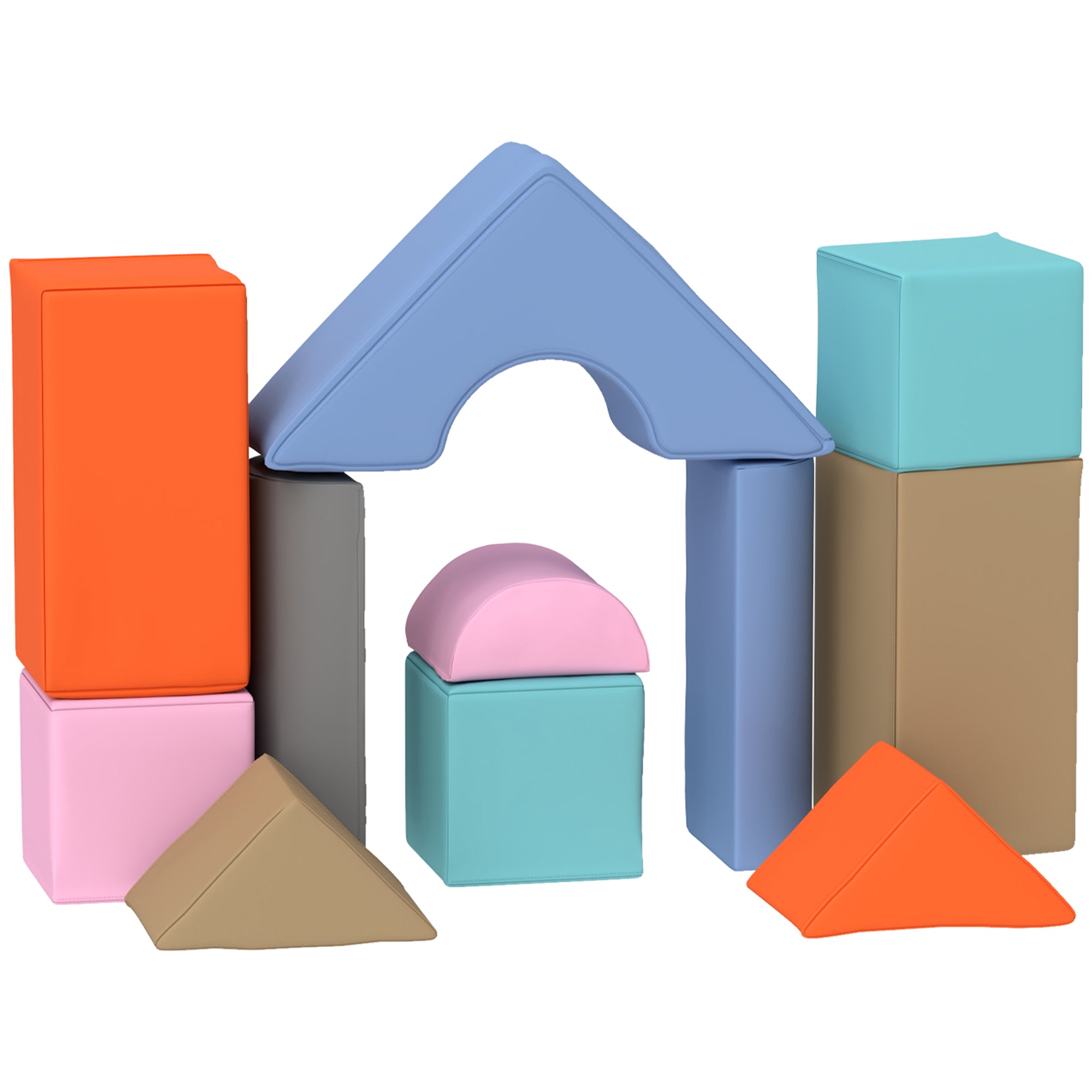 11 Piece Soft Play Equipment for Kids 6-72 Months, Light Colour Baby Gym & Playmats at Gallery Canada