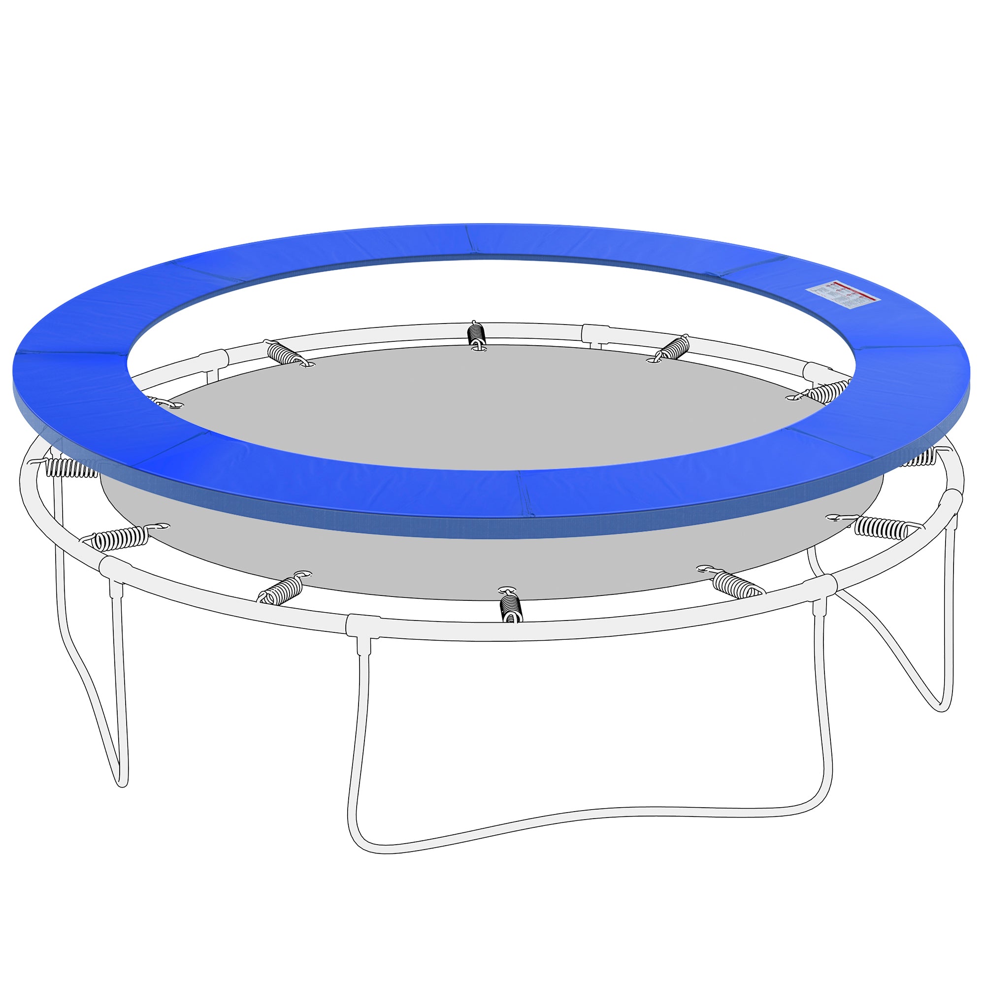 Φ10ft Trampoline Replacement Safety Pad Trampoline Pad Waterproof Spring Cover Blue Trampolines Blue at Gallery Canada