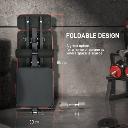 Adjustable Weight Bench, Foldable Workout Bench with Extended Head Protection, Flat or Incline Weight Benches   at Gallery Canada