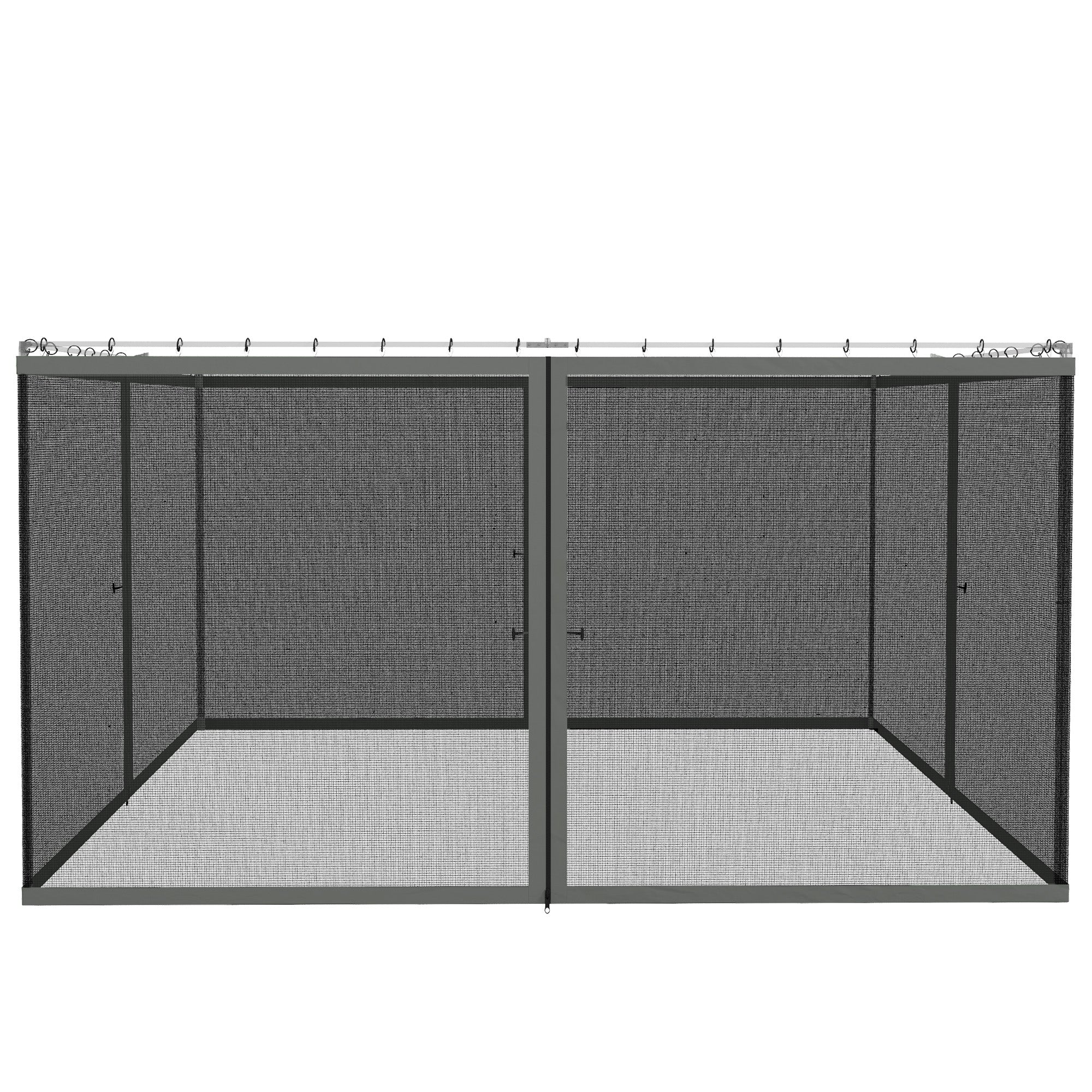 Replacement Mosquito Netting for Gazebo 10' x 13' Black Screen Walls for Canopy with Zippers Gazebos at Gallery Canada