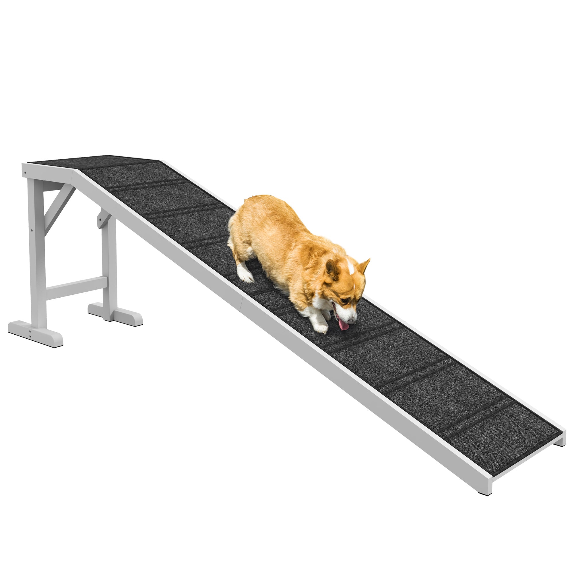 Pet Ramp, Dog Bed Steps with Non-slip Carpet, Top Platform, 74