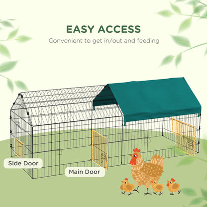 73" Small Animal Cage with Roof, Indoor/Outdoor Use, for Chicken, Rabbits, Chinchillas, Green Houses & Habitats   at Gallery Canada