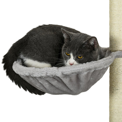 5PCs Cat Wall Shelves with Hammock, Scratching Posts, Perches, Ladder, for Indoor Cats, Grey Cat Climbing Wall   at Gallery Canada