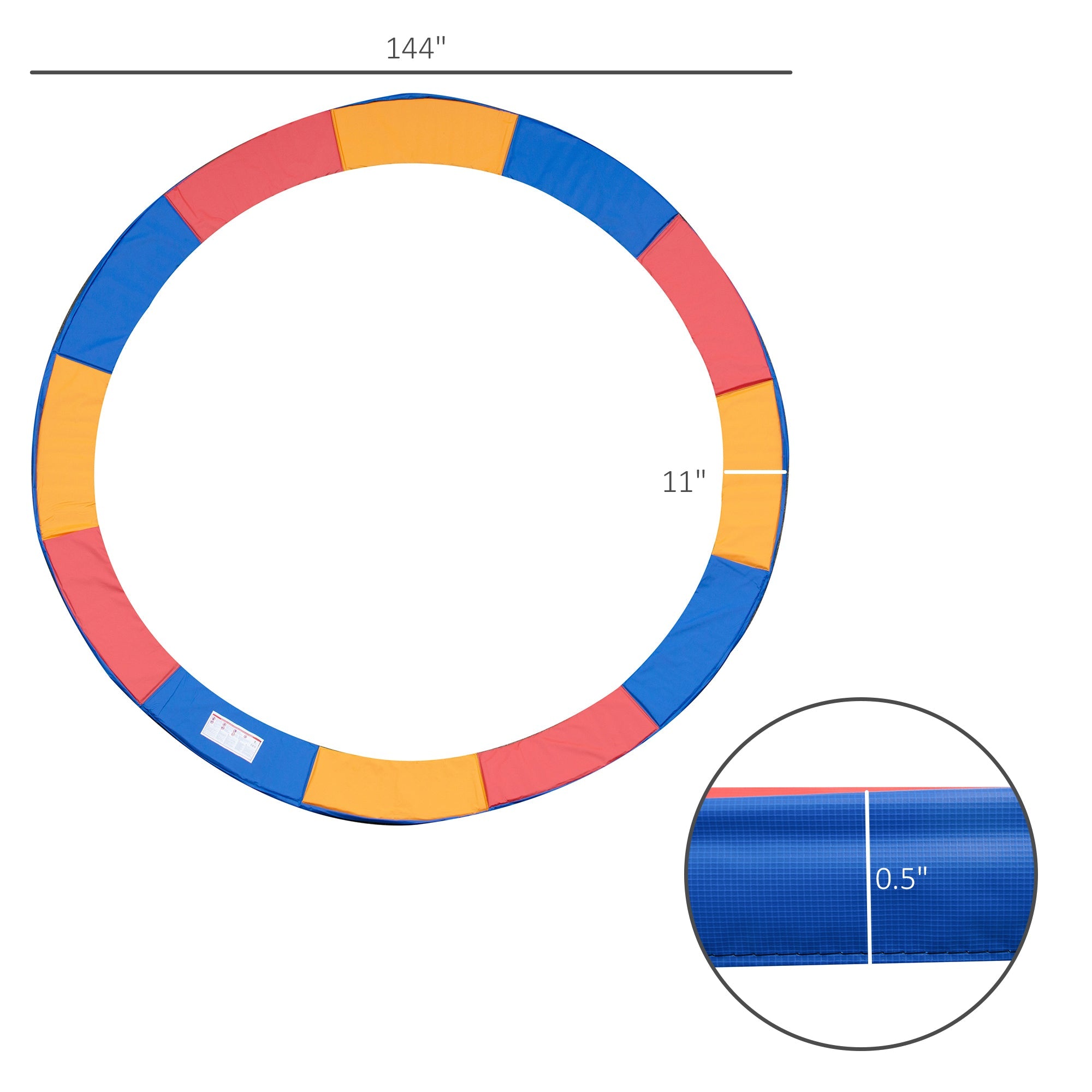 Φ12ft Trampoline Pad Φ144