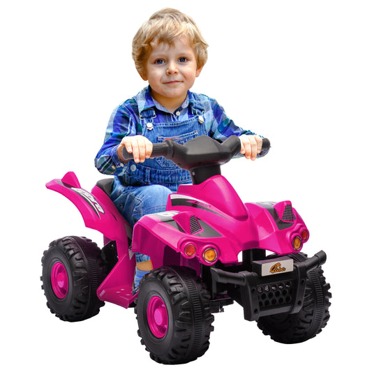 6V Kids ATV Quad w/ Music, Forward, for 2-6 Years, Pink Electric Toy Cars   at Gallery Canada