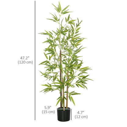 4ft Artificial Tree, Indoor Fake Bamboo with Pot, for Home Office Living Room Decor Artificial Trees at Gallery Canada