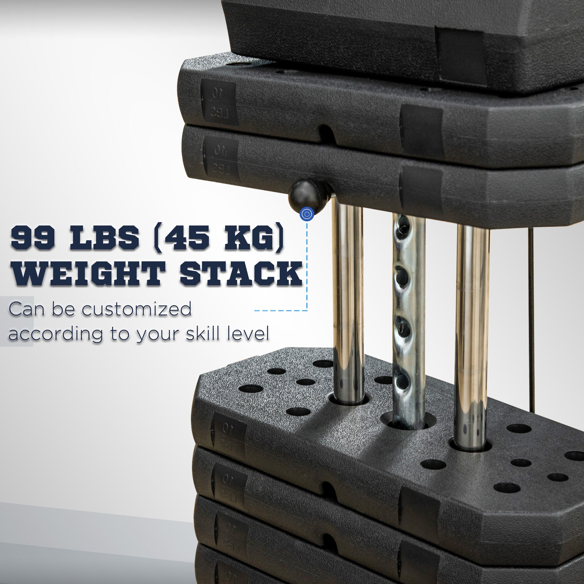 Multi-Exercise Home Gym Station with 99lbs Weight Stack, for for Back, Chest, Arms, Full Body Workout Power Towers at Gallery Canada