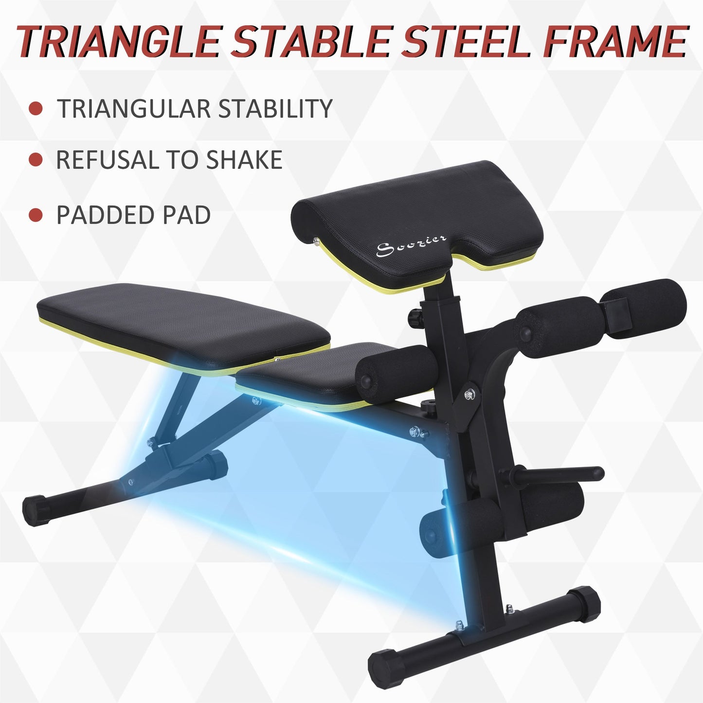 Adjustable Weight Bench, Sit Up Dumbbell Bench, Multi-Functional Purpose Hyper Extension Workout Bench with Adjustable Seat and Back Angle Weight Benches   at Gallery Canada