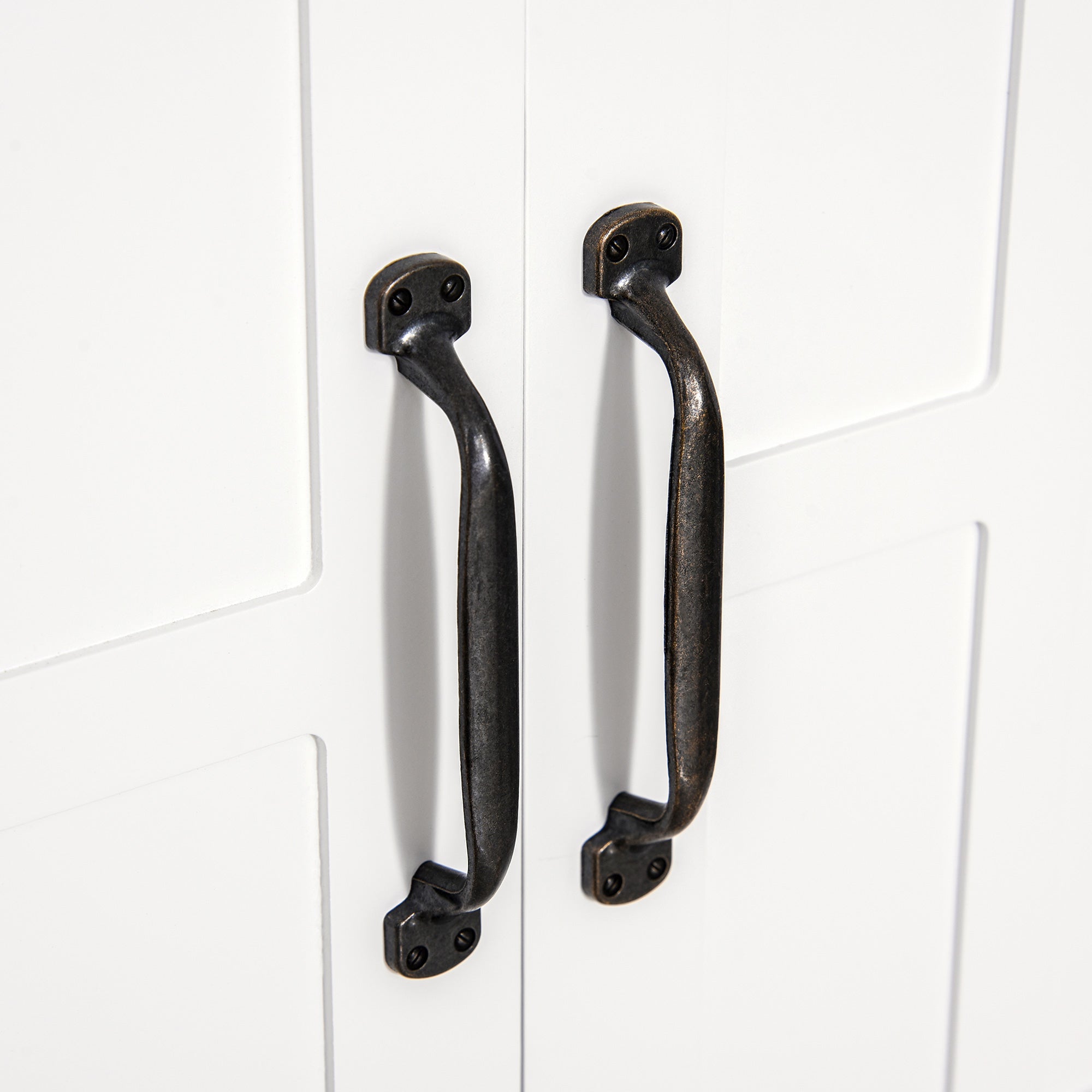 Wall Mount Bathroom Cabinet, Storage Organizer Kitchen Cupboard with 2 Doors and Adjustable Shelf White Wall Mounted Cabinets at Gallery Canada