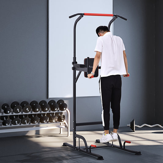 Adjustable Power Tower with Pull up and Dip Bar for Home Gym Workout Power Towers   at Gallery Canada