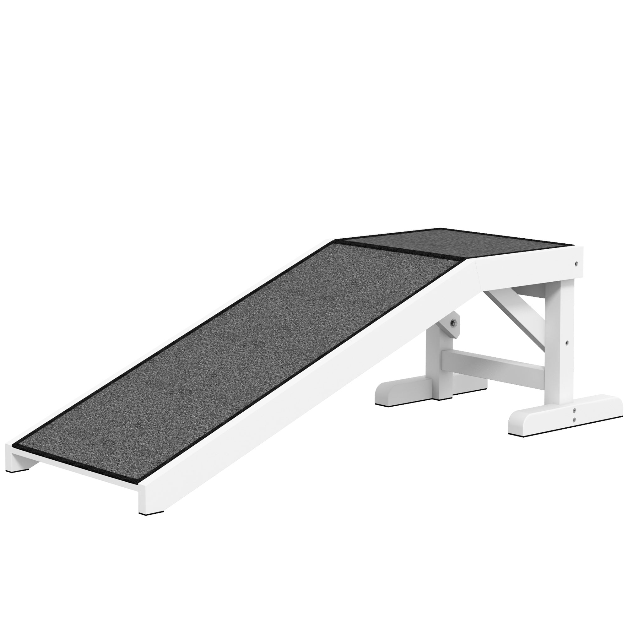 Pet Ramp, Bed Steps for Dogs Cats with Non-slip Carpet, 49