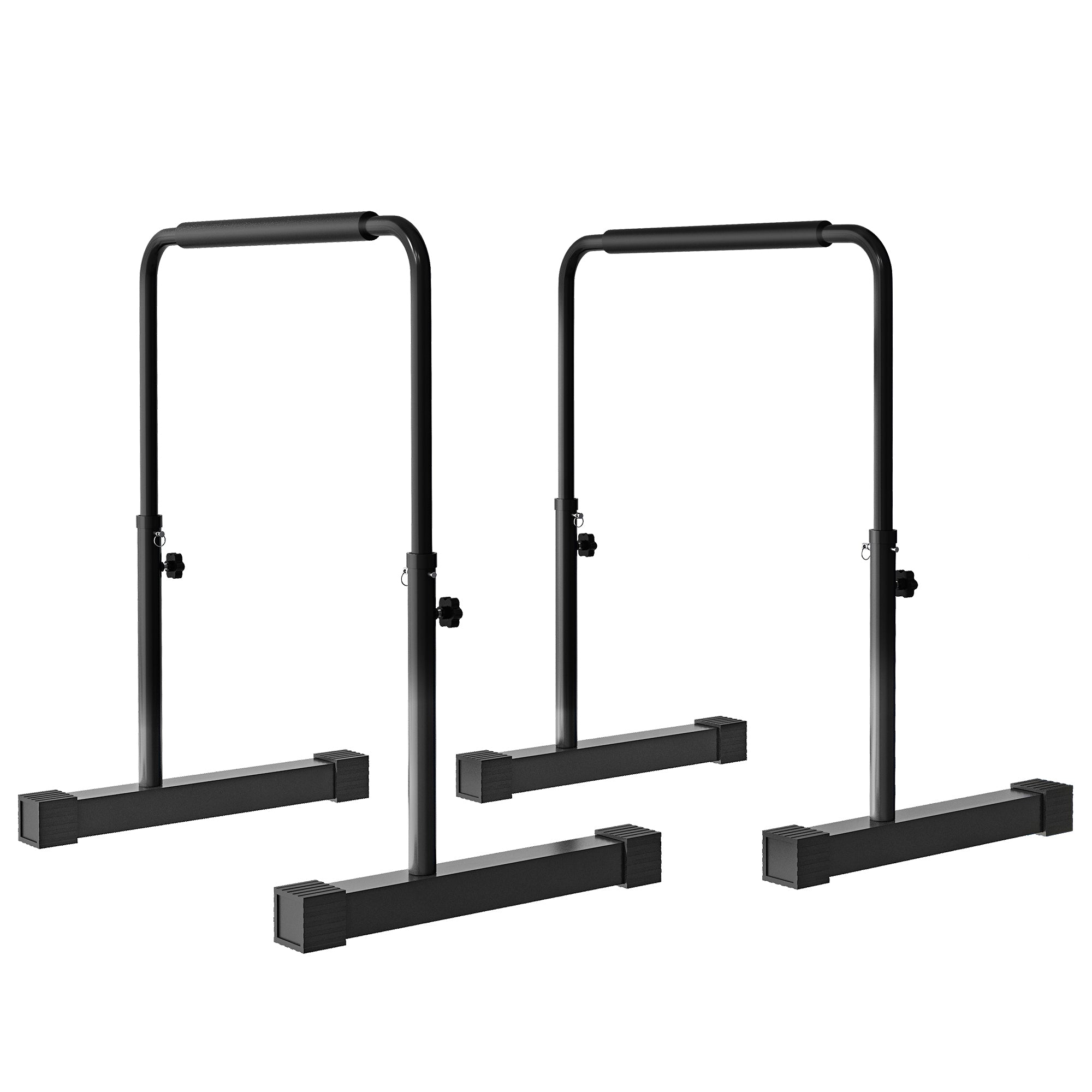 Push Up Bars, Adjustable Dip Station Parallel Bars with 4 Height Levels for Home Gym Fitness Workout More-Strength Training Equipment at Gallery Canada
