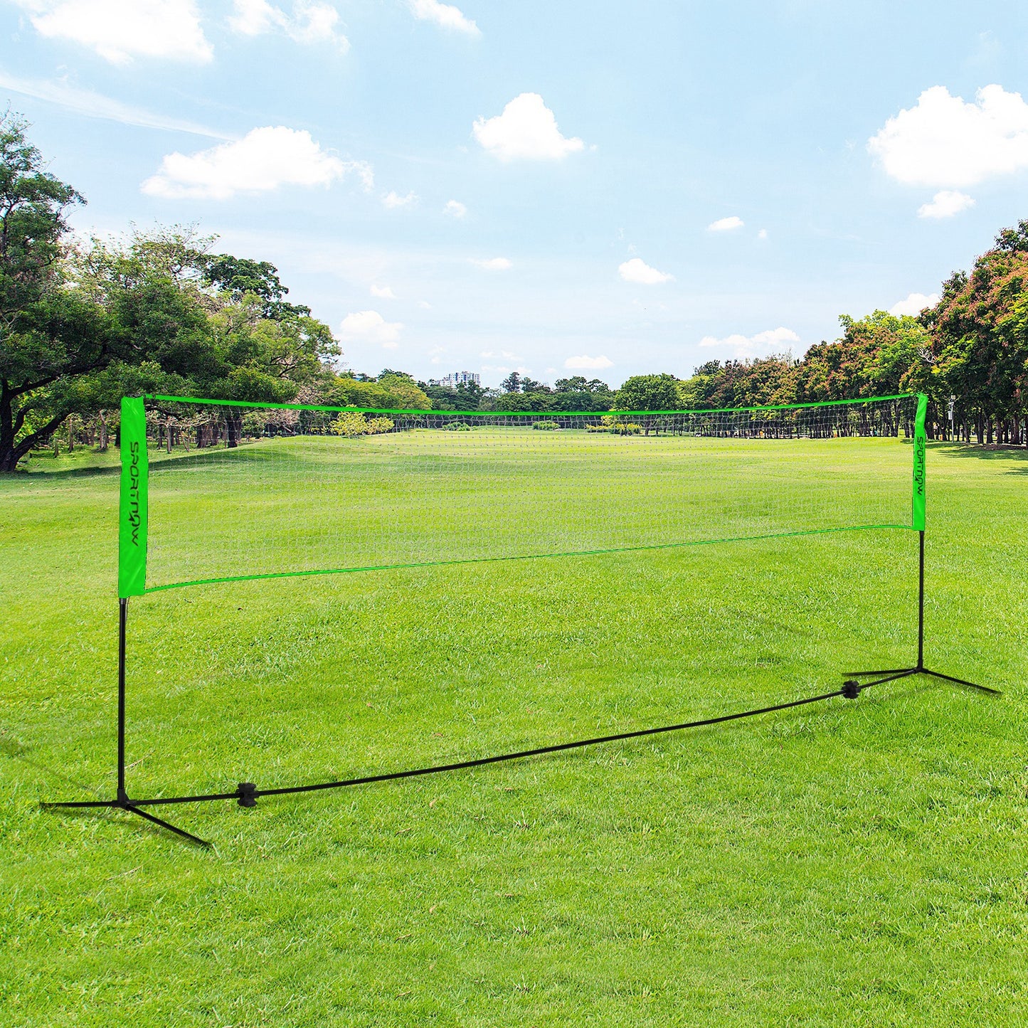 Portable Badminton Set, Pickleball Volleyball Net with 3 Shuttlecocks, 4 Rackets, for Indoor Outdoor, Beach, Backyard Badminton   at Gallery Canada