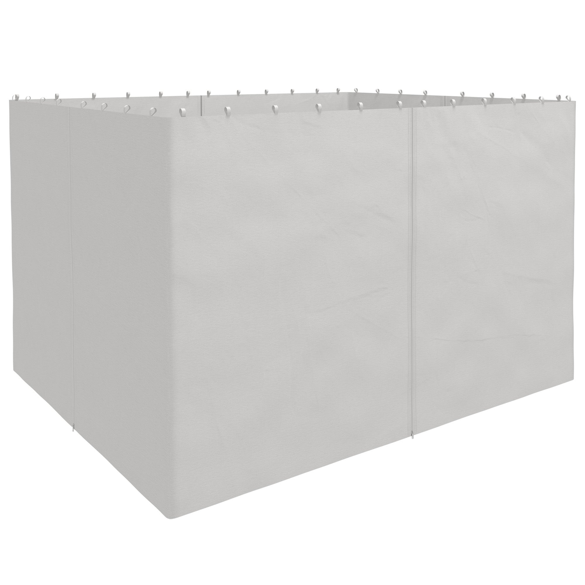 Gazebo Replacement Sidewalls 4-Panel Privacy Wall for 10' x 12' Canopy, Outdoor Shelter Curtains Accessories Light Grey Gazebo Sidewalls at Gallery Canada