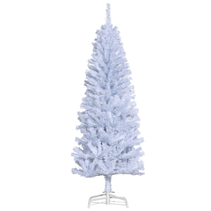 5FT Pencil Christmas Tree, Artificial Christmas Tree with Automatic Open for Home Party, White Pencil Christmas Trees   at Gallery Canada