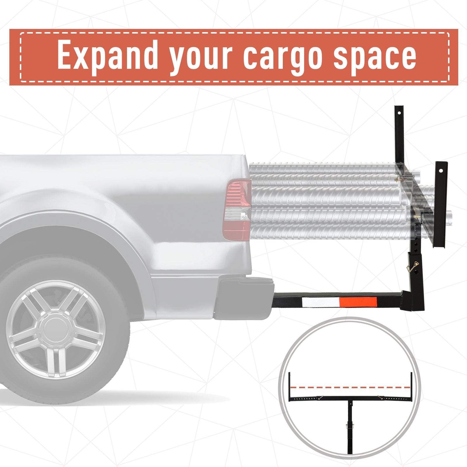 Suspended Truck Bed Extender with Adjustable Width and Height For Ladder, Rack, Canoe, Kayak, Long Pipes and Lumber Automotive at Gallery Canada