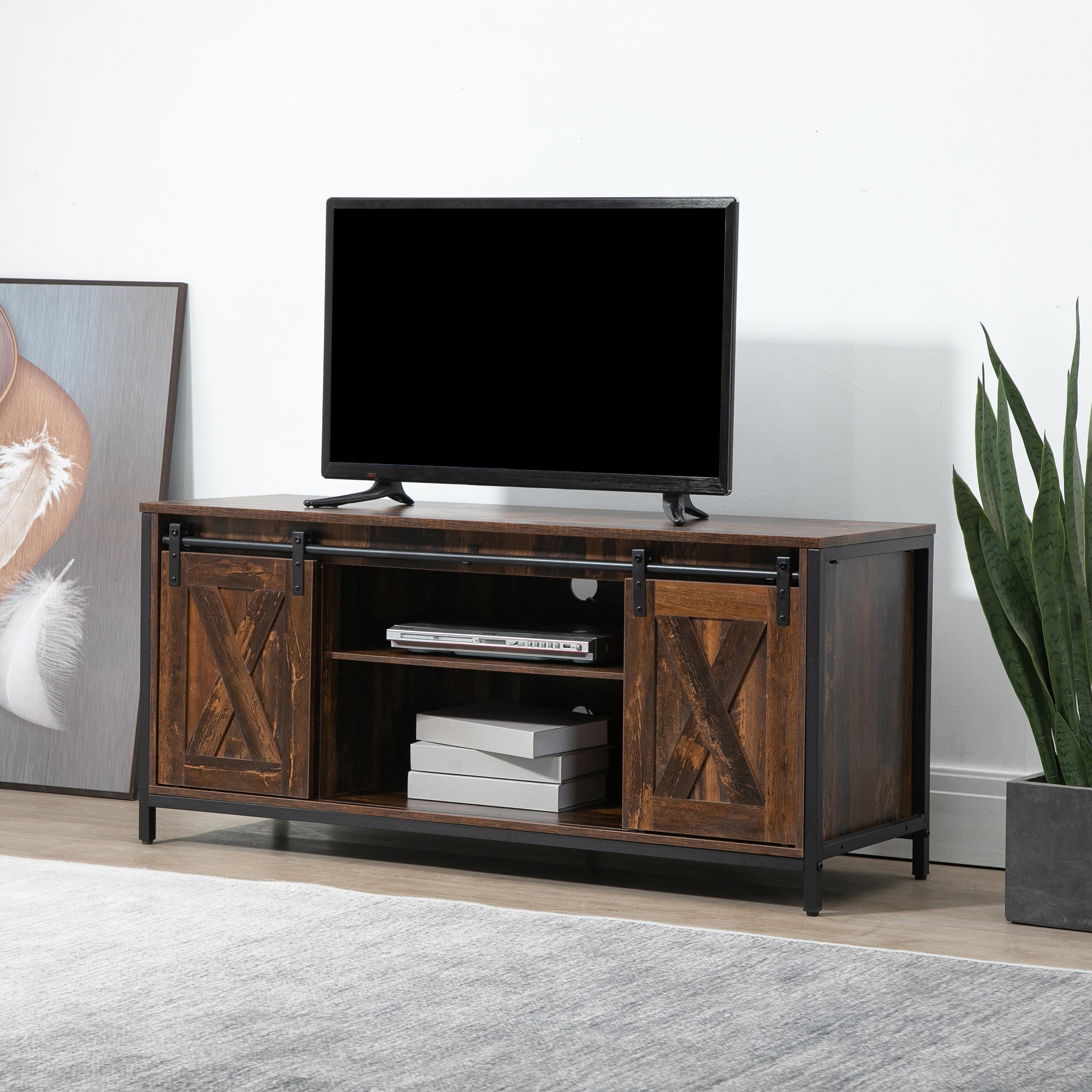 Industrial TV Stand for TVs up to 60