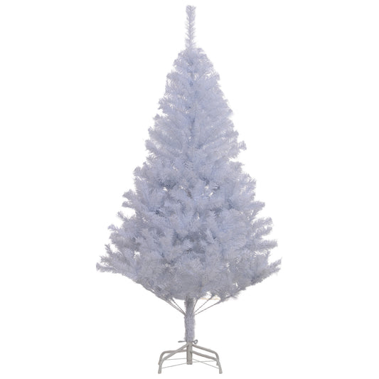 5ft White Christmas Tree Artificial Christmas Tree with 536 Branch Tips and Metal Stand White Christmas Trees   at Gallery Canada